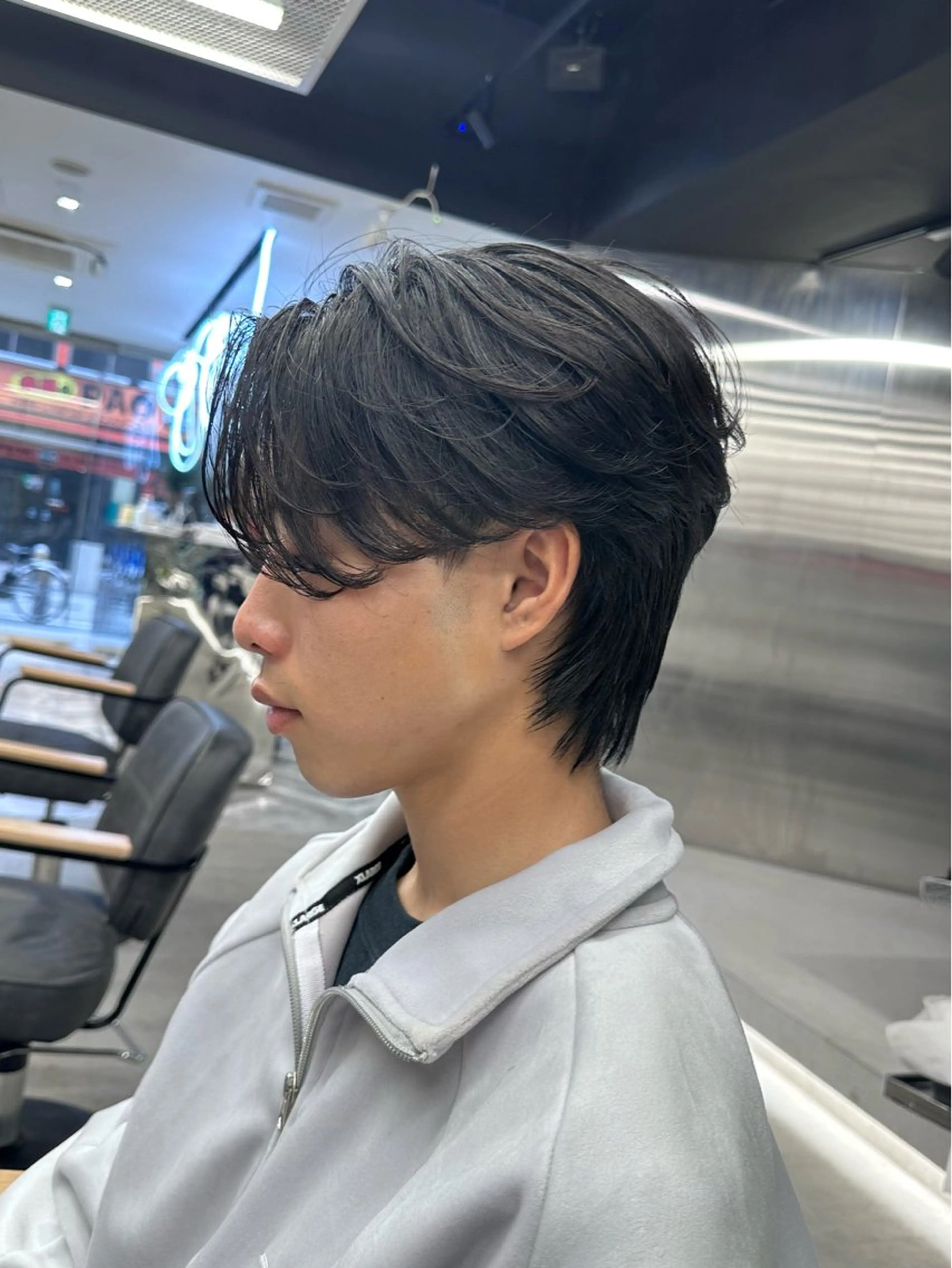 メンズカット＋パーマの写真