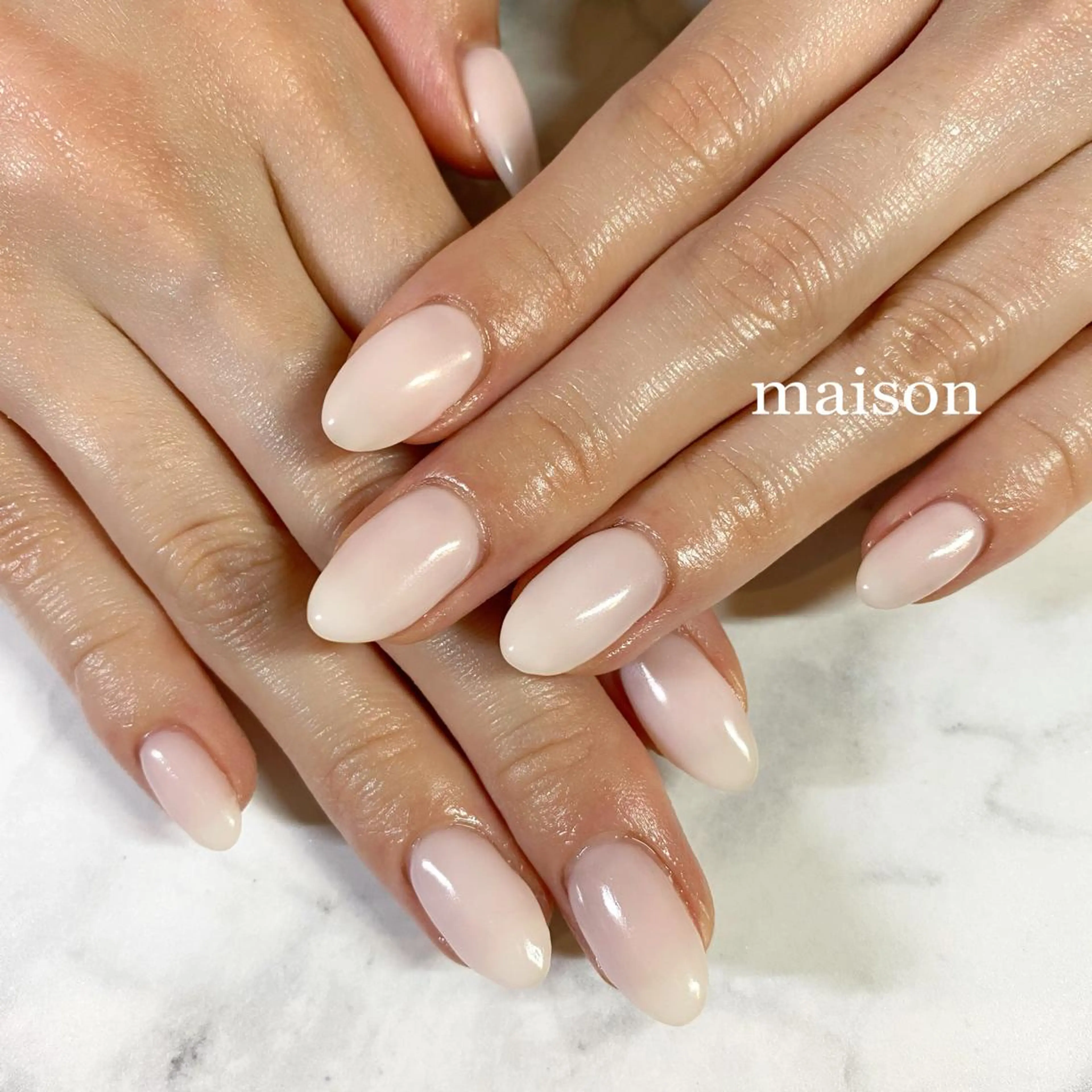 ネイル ワンカラーネイル ハンドネイル ISHIHARA KANAのネイルデザイン