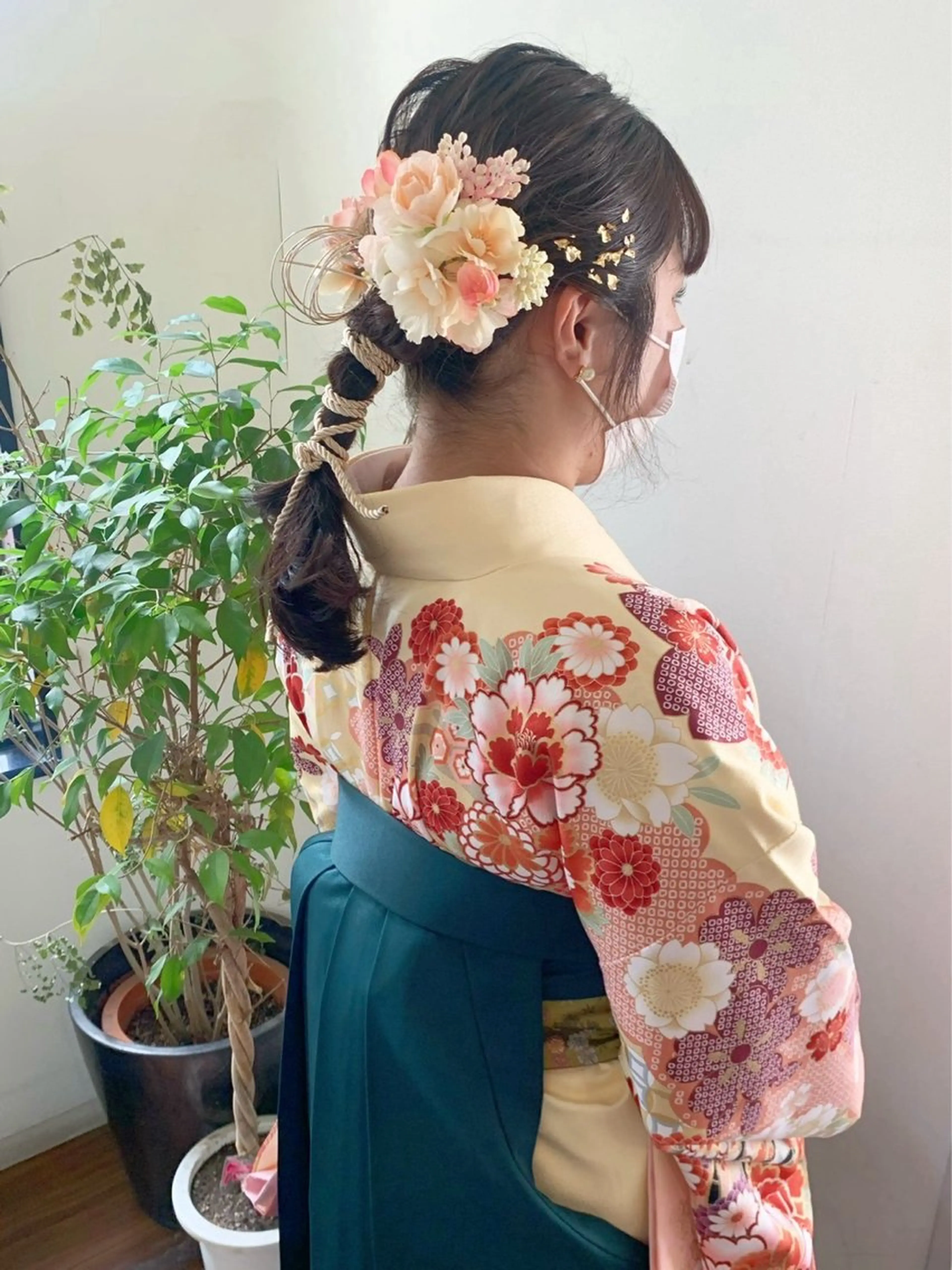 ロング ヘアアレンジ ヘアセット 羽エクステ/シール エクステ/横浜駅5分のヘアスタイル