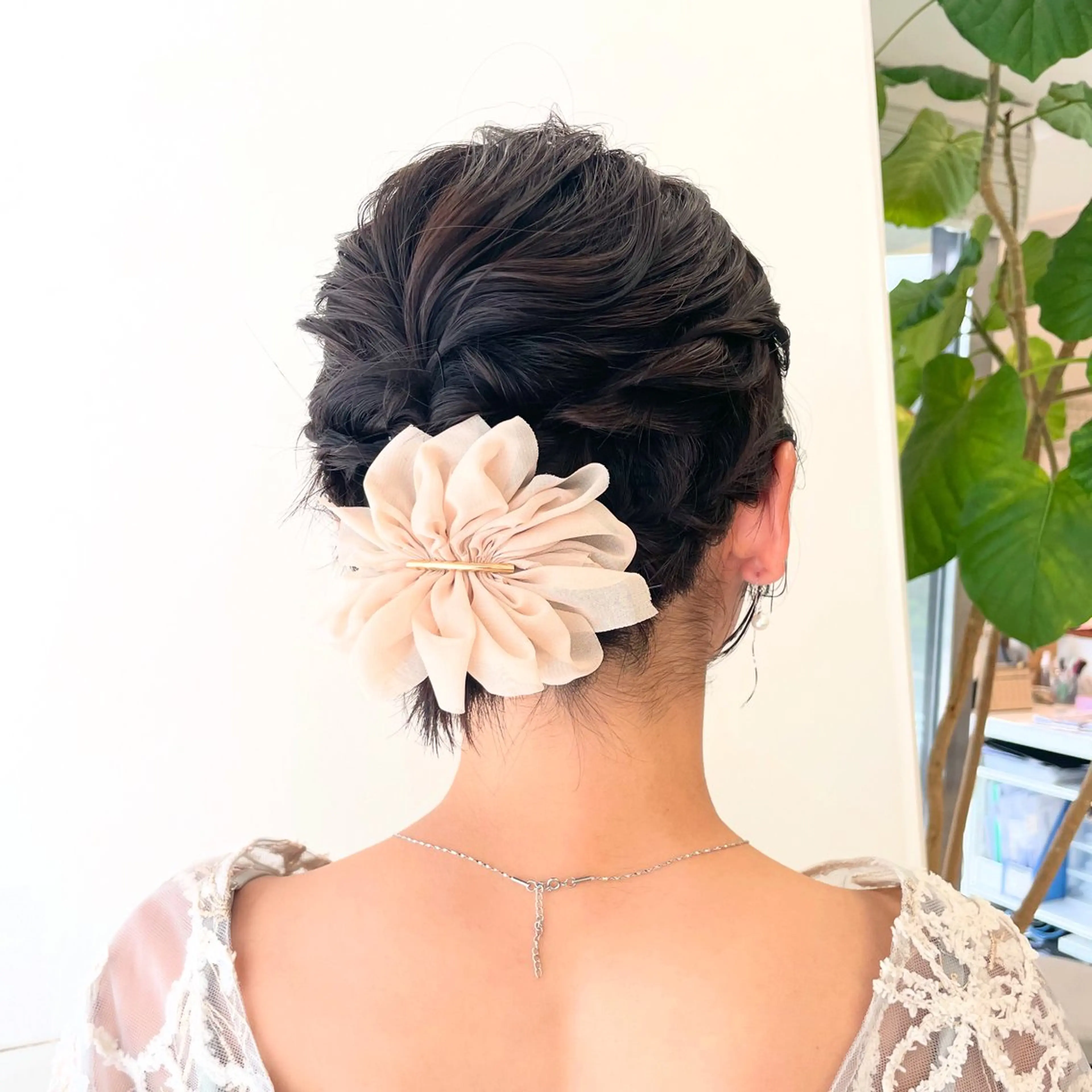 ショート ヘアセット 鎌倉/アレンジ/暗髪 /髪質改善/ ユキミのヘアスタイル