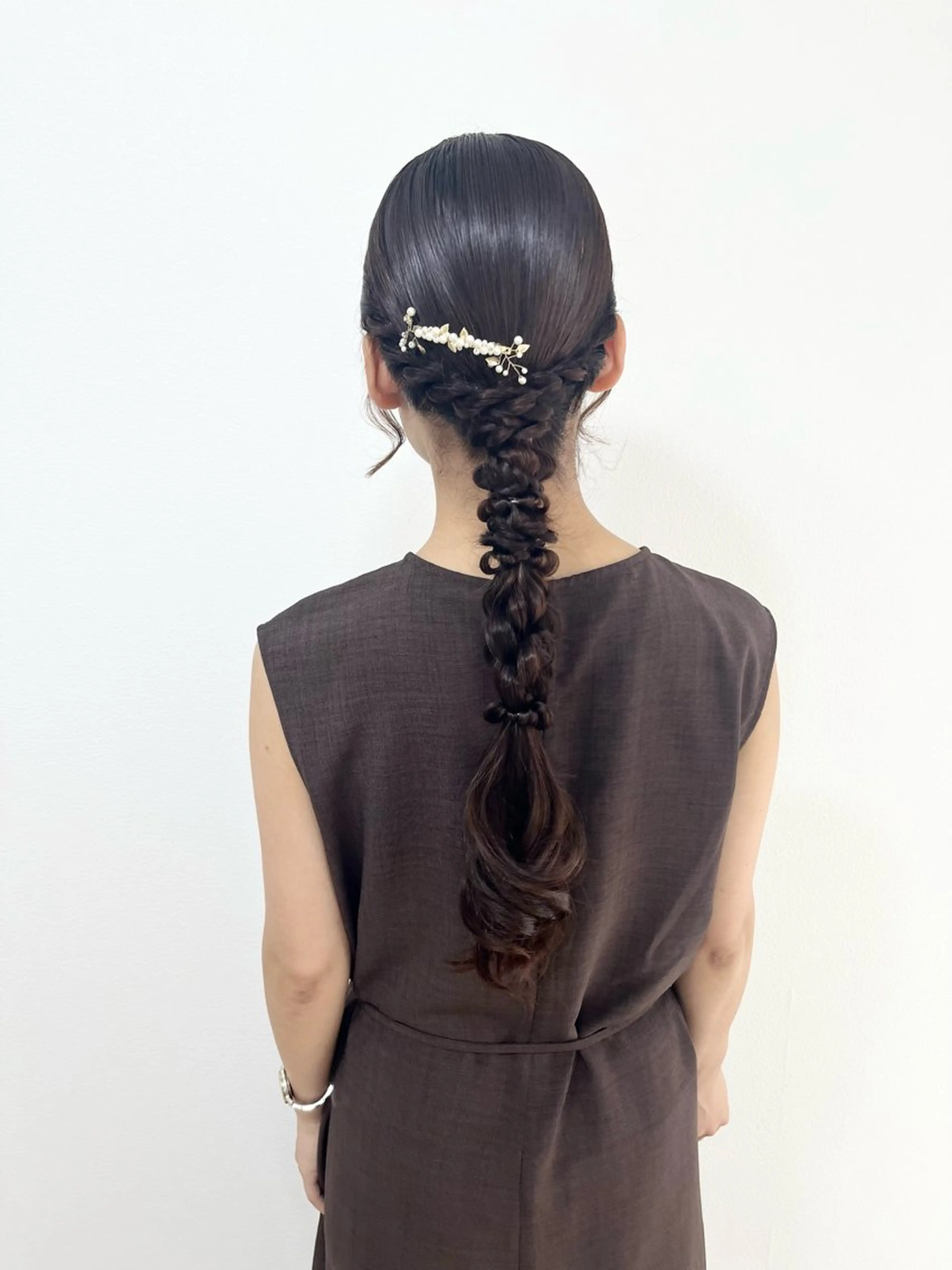 ロング ヘアアレンジ ヘアセットサロン /上坪愛美のヘアスタイル