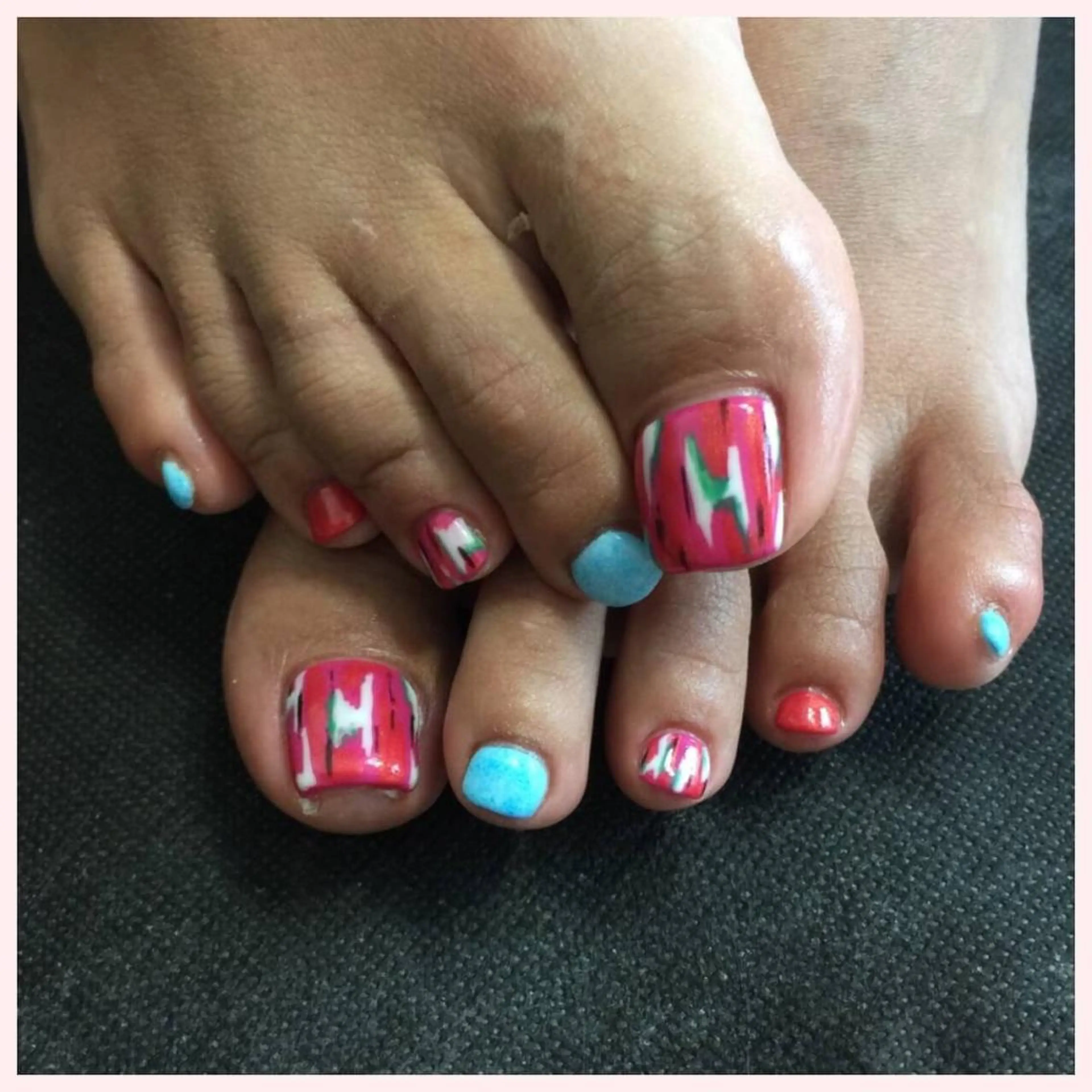 ネイル ジェルネイル パラジェル フットネイル PURE NAIL所属・PURE NAILのネイルデザイン