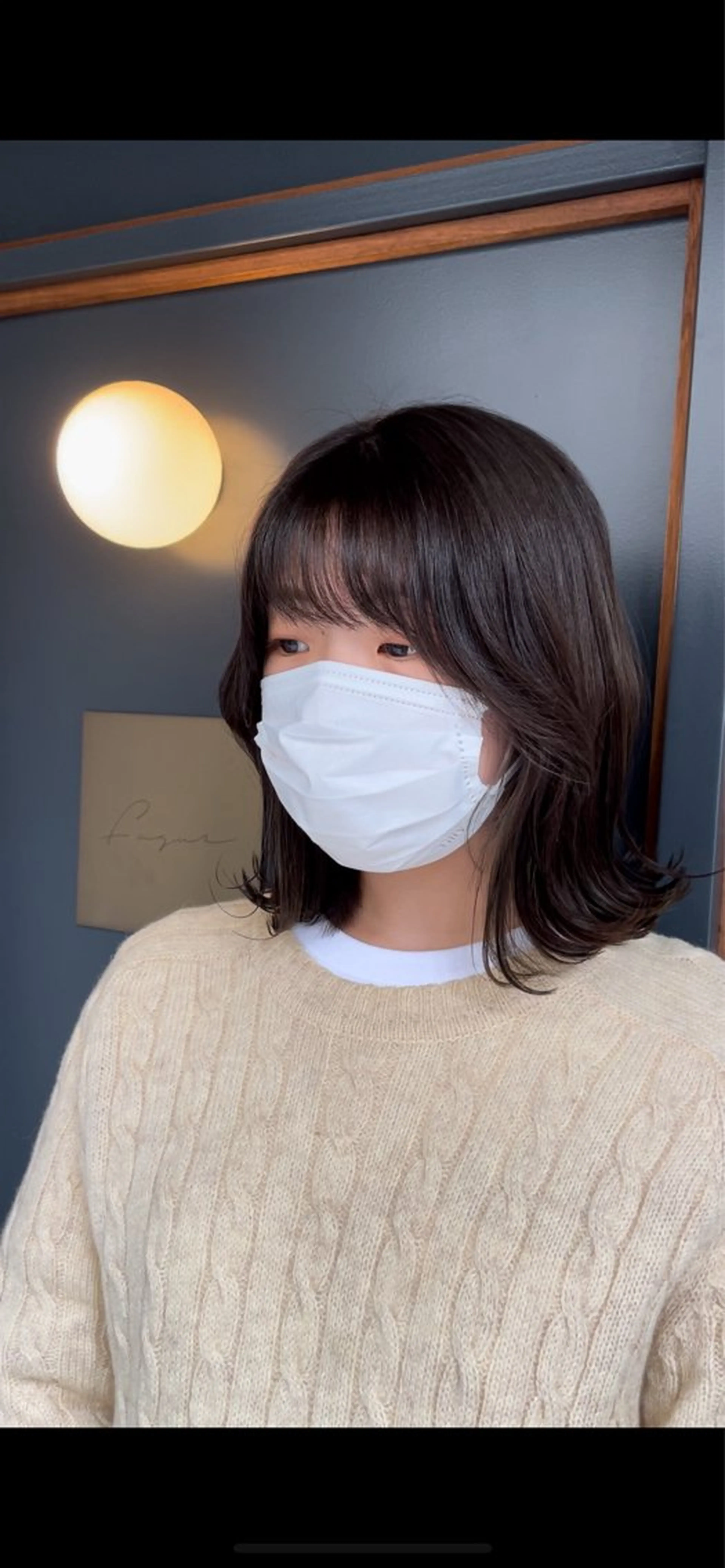 ミディアム カラー カット ヘアカラー トリートメント ボブ/透明感カラー EMIRIのヘアスタイル