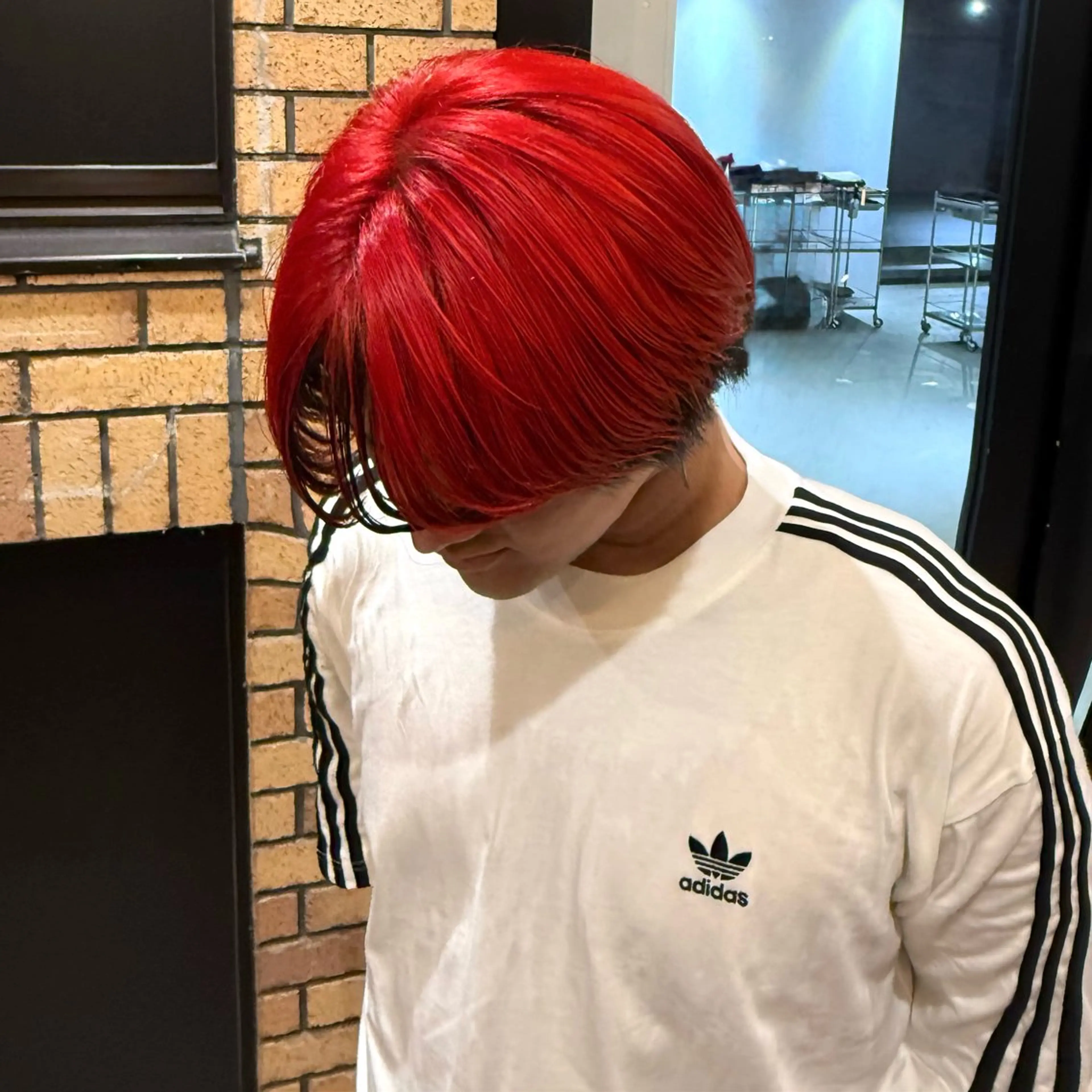 メンズ 大阪/カラーモデル/ ハイトーン/みゅうのヘアスタイル