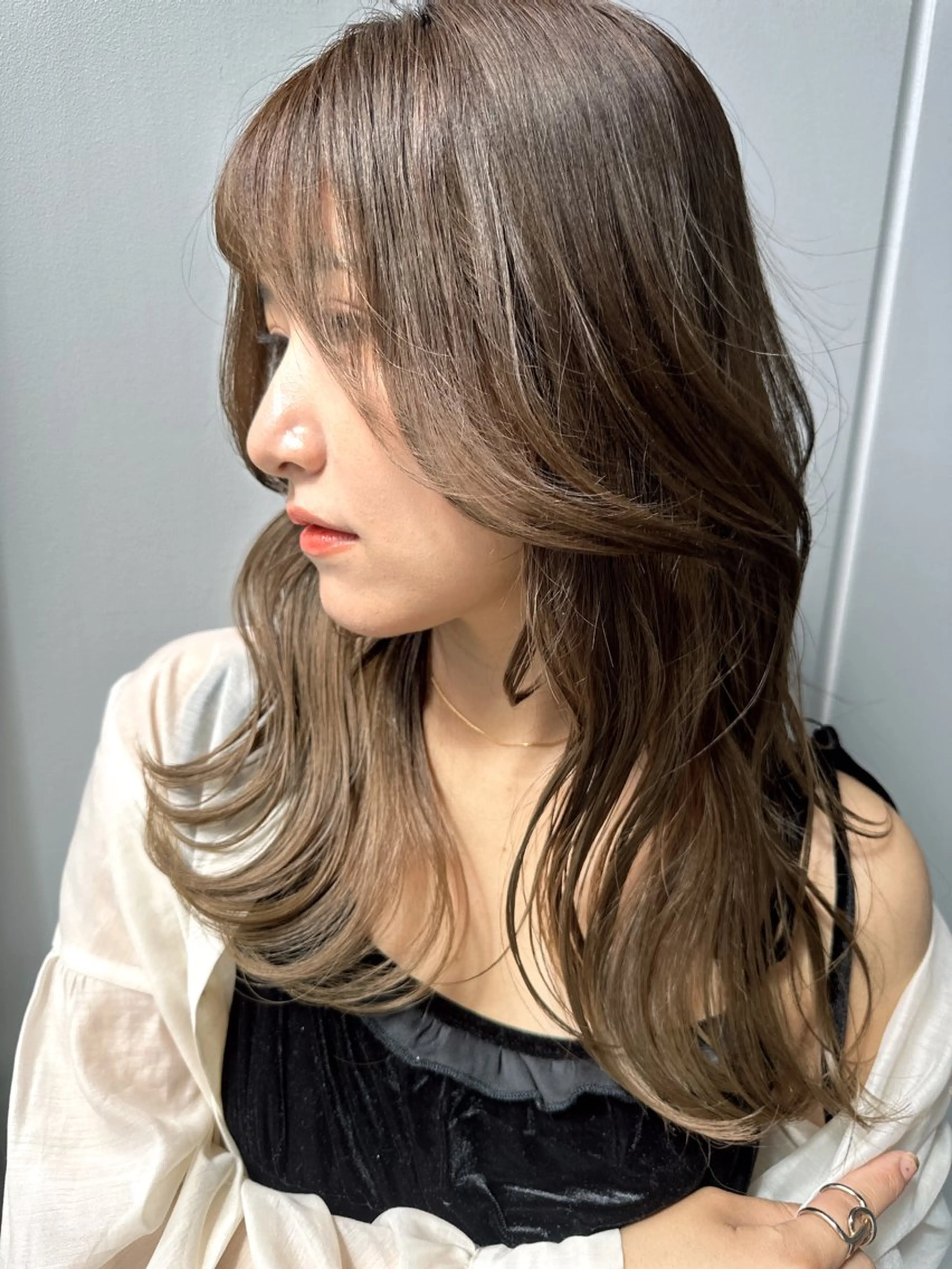 セミロング wixy mimi所属・ボブ/透明感カラー 🌿栄🌿kouneのヘアスタイル