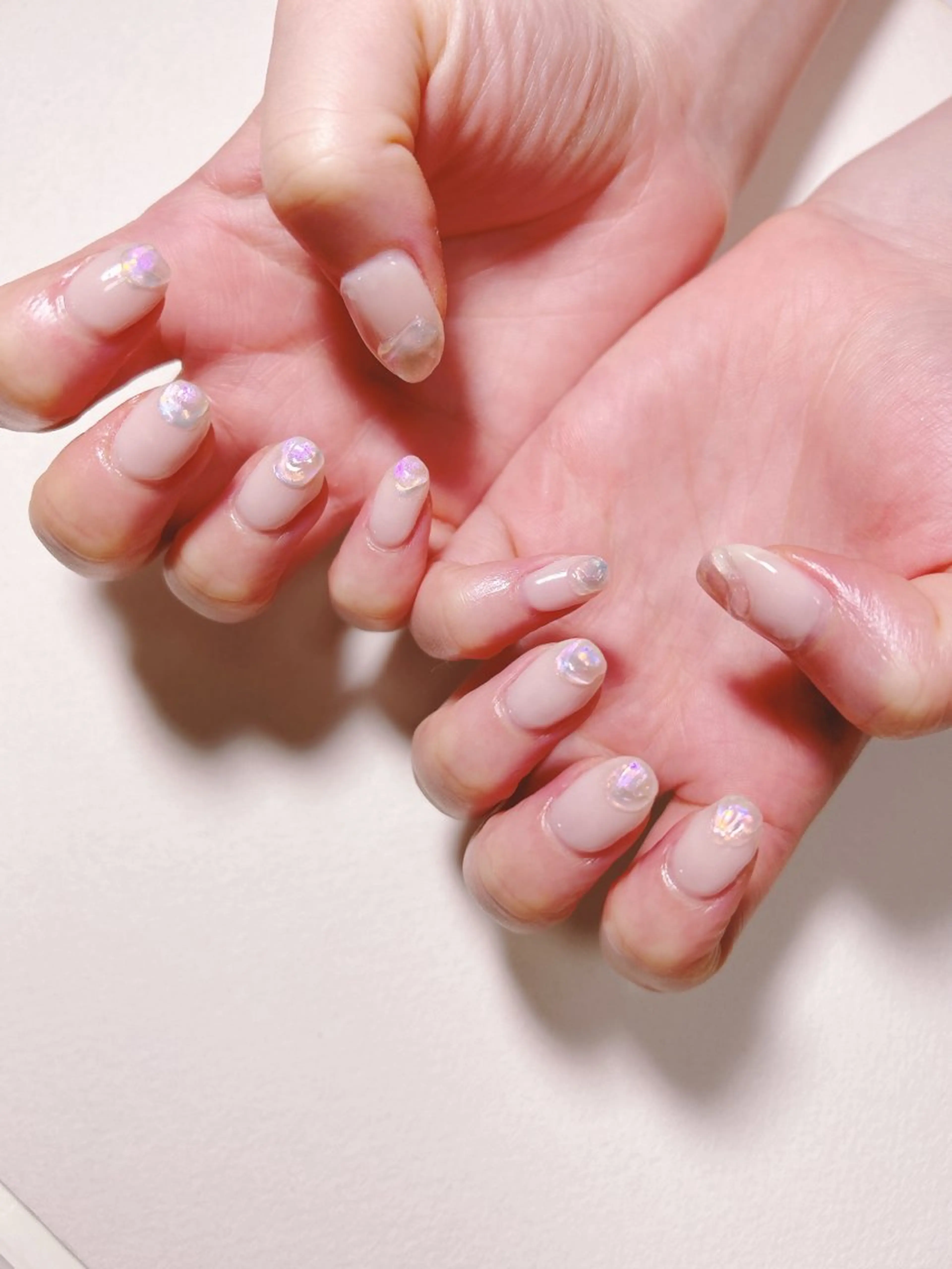 ネイル ミラーネイル ぷっくりネイル 久保田 千晴のネイルデザイン