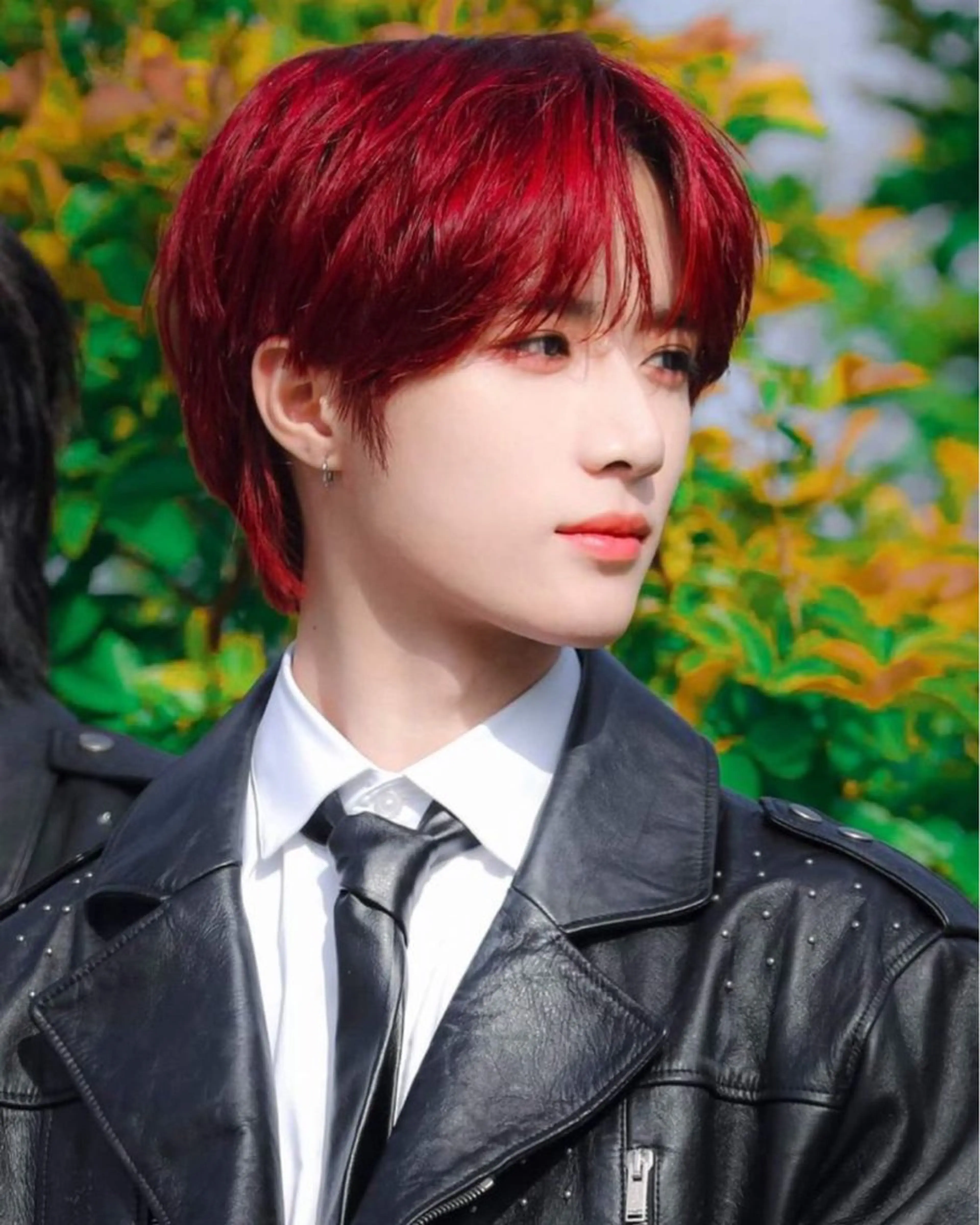 カラー メンズ ヘアカラー メンズセンターパート 🇰🇷wakanaのヘアスタイル