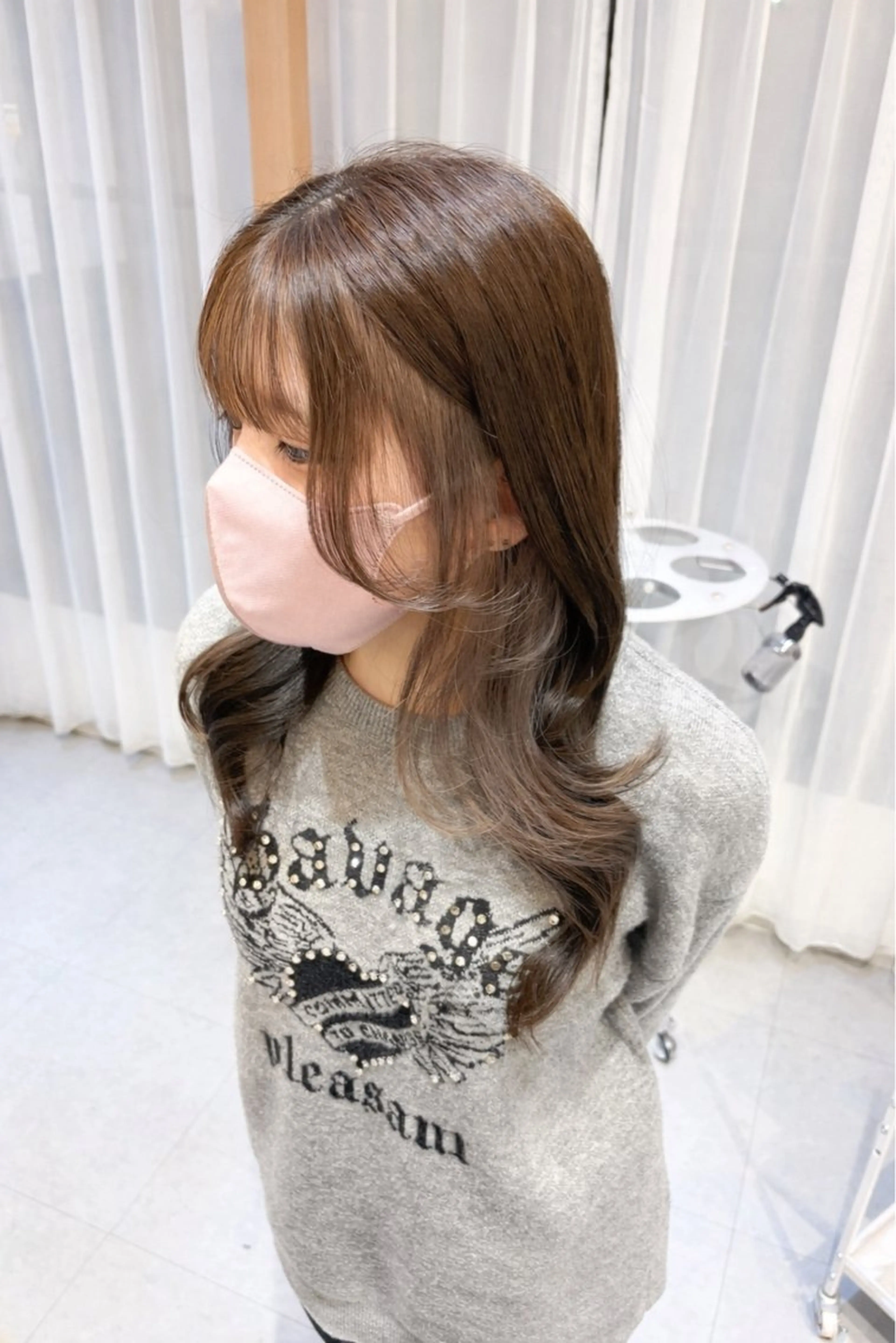 ロング カラー 韓国風/レイヤー /chere 金剛店のヘアスタイル