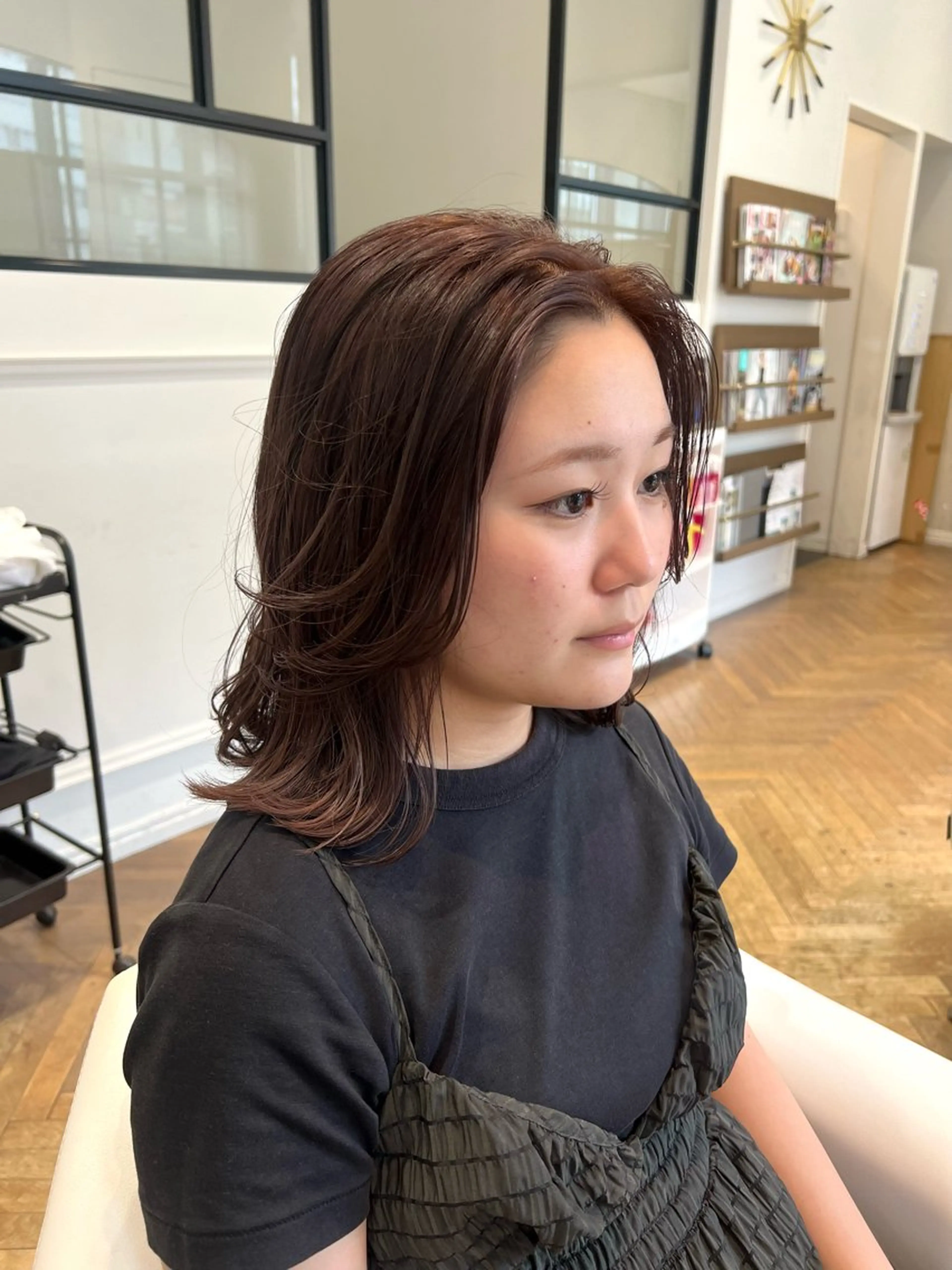 ショート カラー ブラウンカラー 透明感カラー カット ヘアカラー トリートメント 似合わせ/レイヤー 💟SAEのヘアスタイル