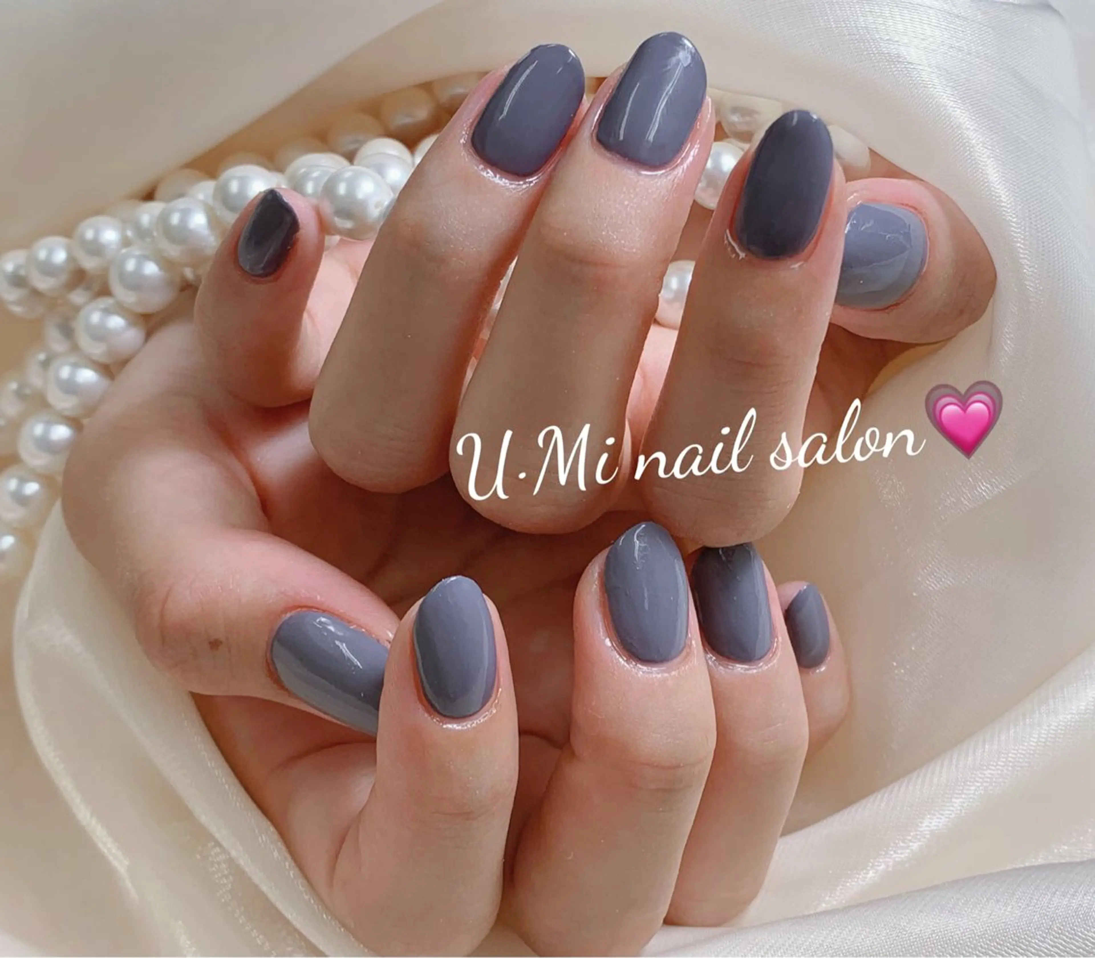 ネイル ワンカラーネイル Ｕ·Mi nail salon所属・u・mi  上野御徒町パラジェルのネイルデザイン