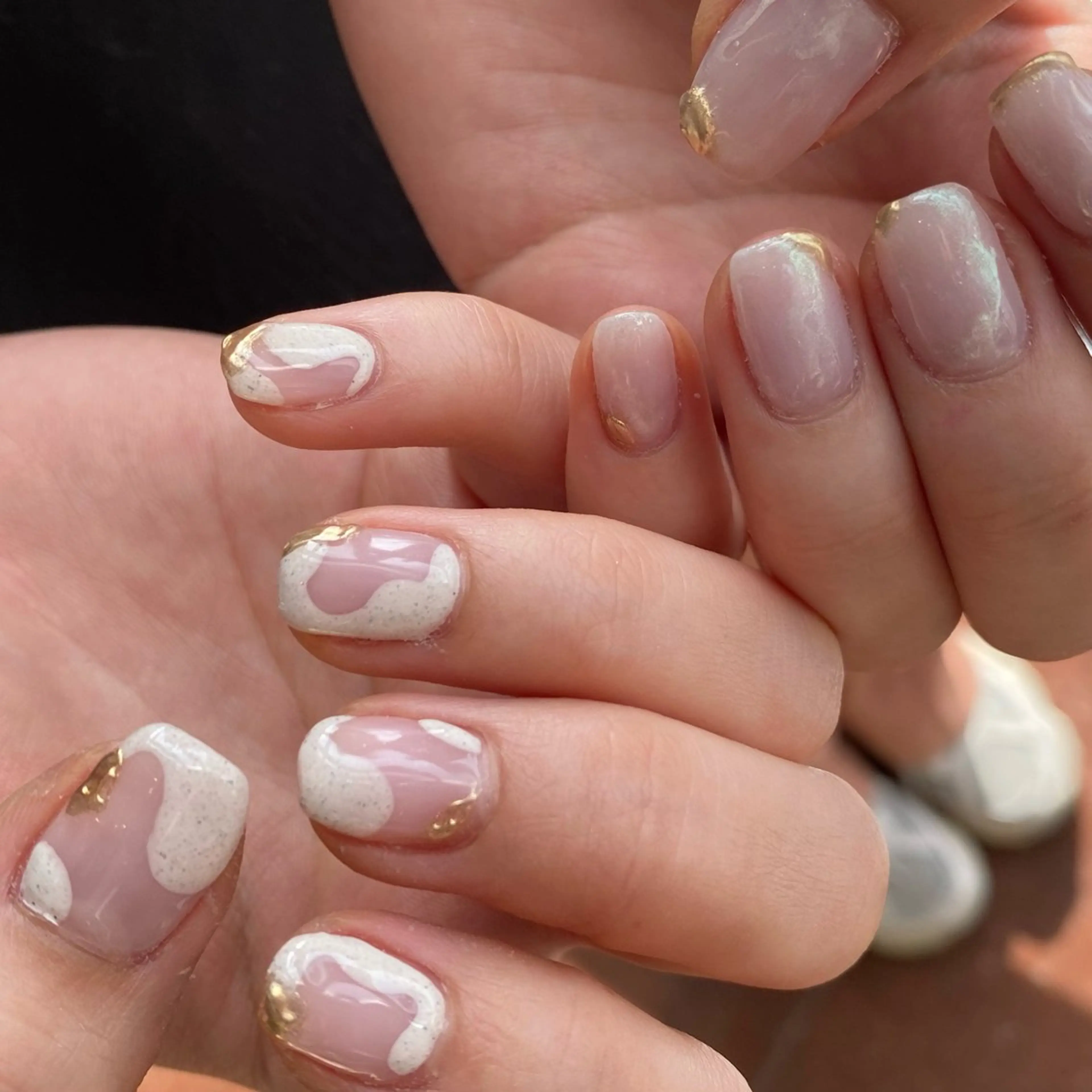 ネイル フットネイル フレンチネイル ジェルネイル グラデーション マグネットネイル ハンドネイル ヘアー.ネイル二刀流 misa🫧のヘアスタイル