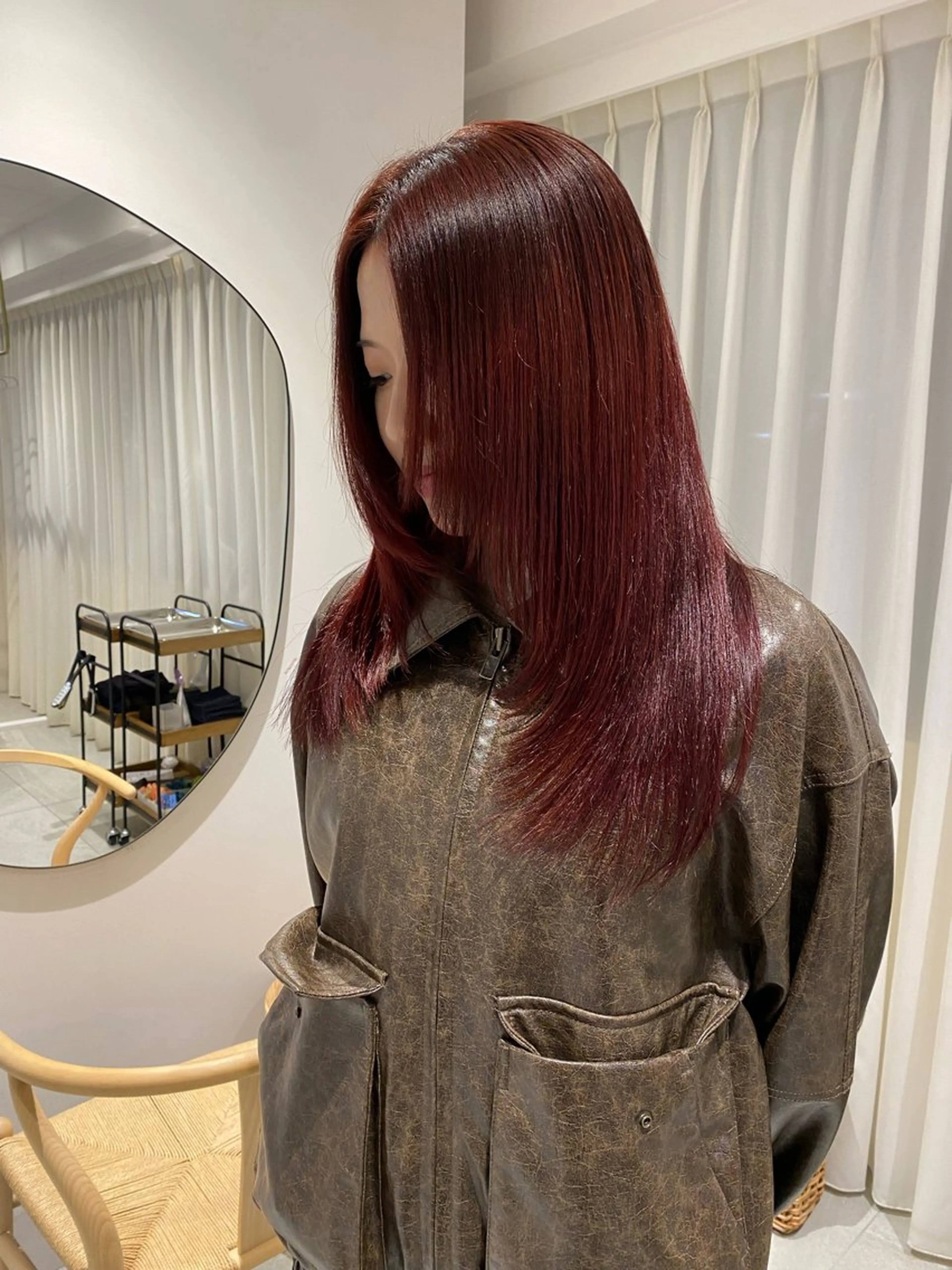 カラー knock所属・knock　國友 華乃のヘアスタイル