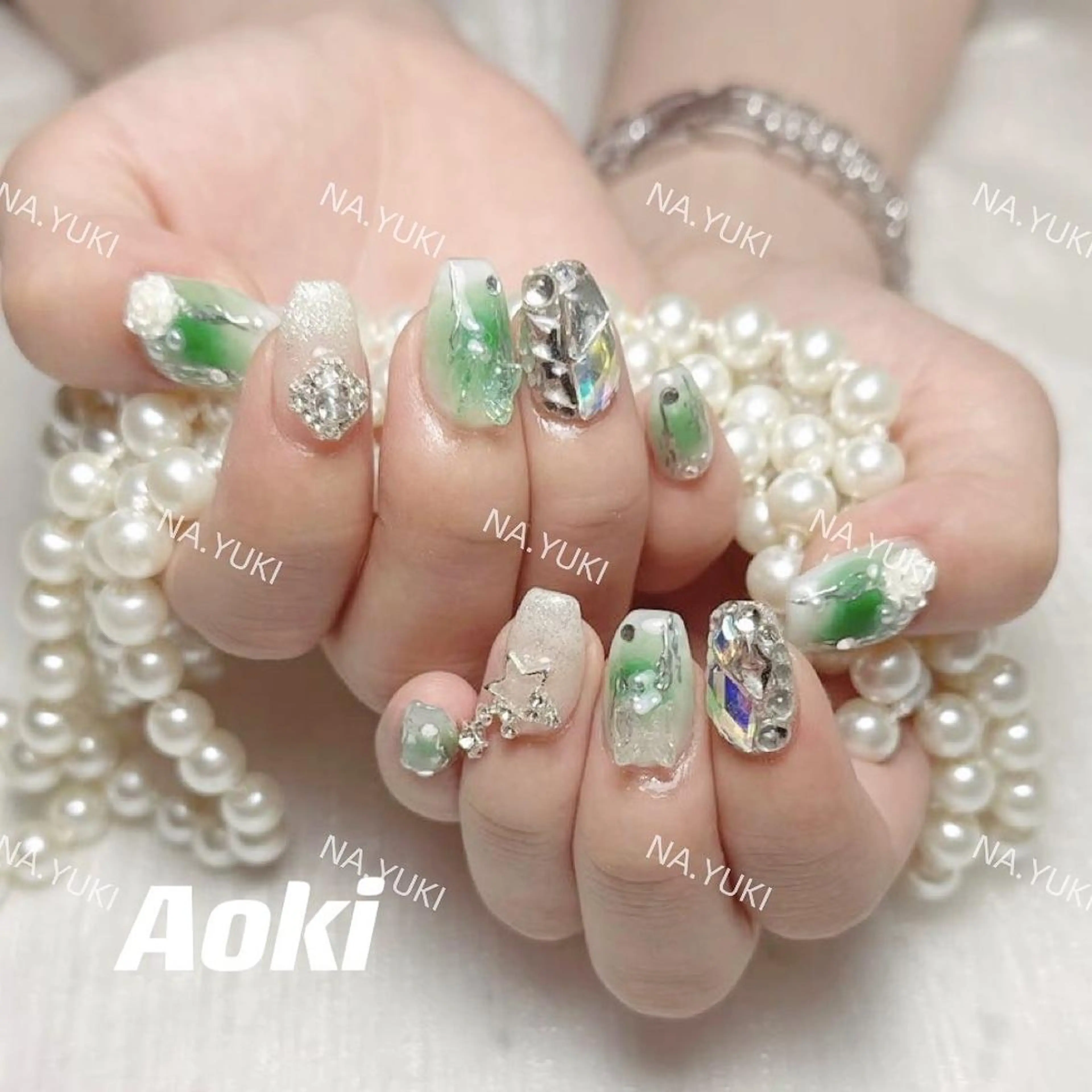 ネイル ハンドネイル 🎀 moo～ 🎀のネイルデザイン