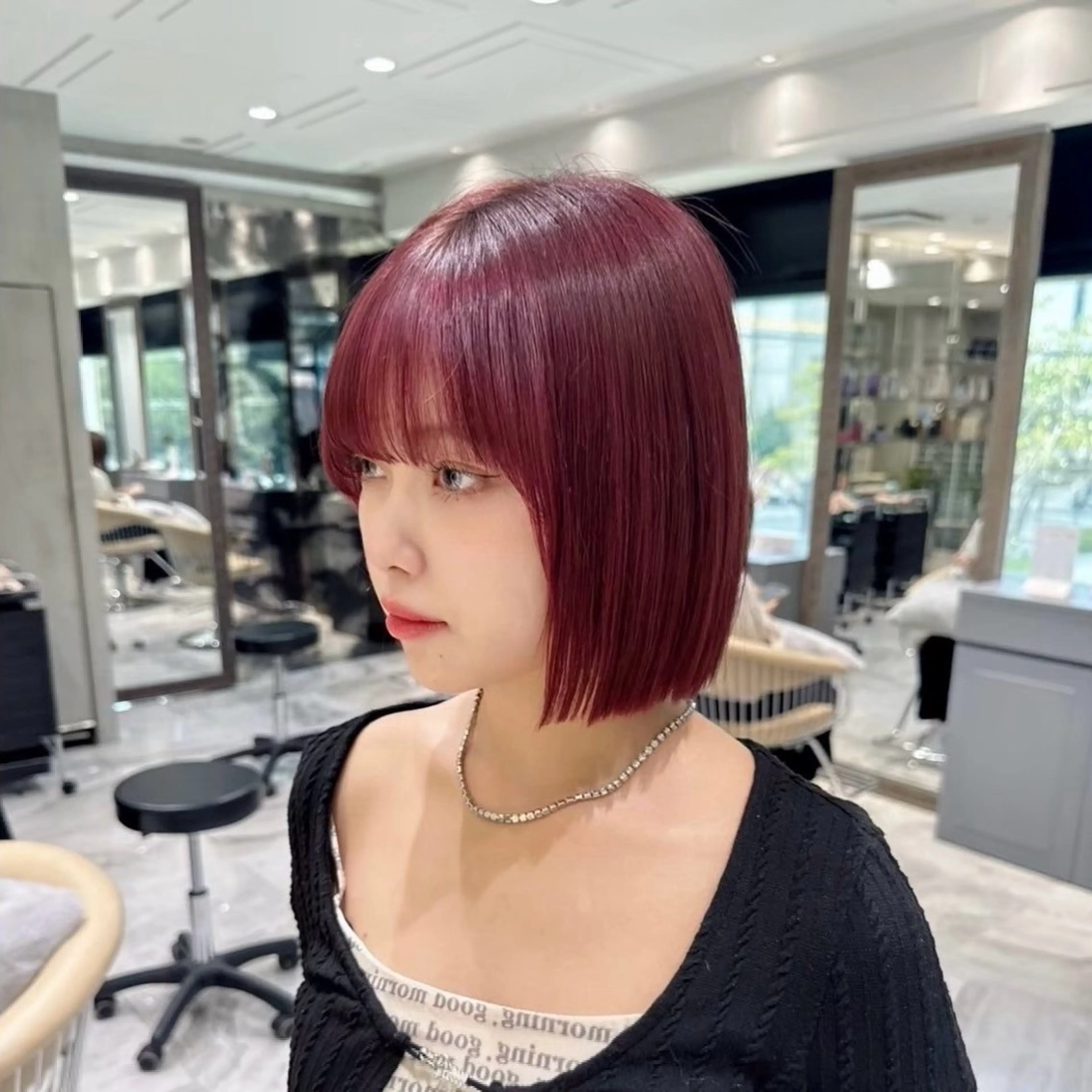 ミディアム カラー Ma cherie by Lond所属・ハイトーン/ ブリーチAikaのヘアスタイル