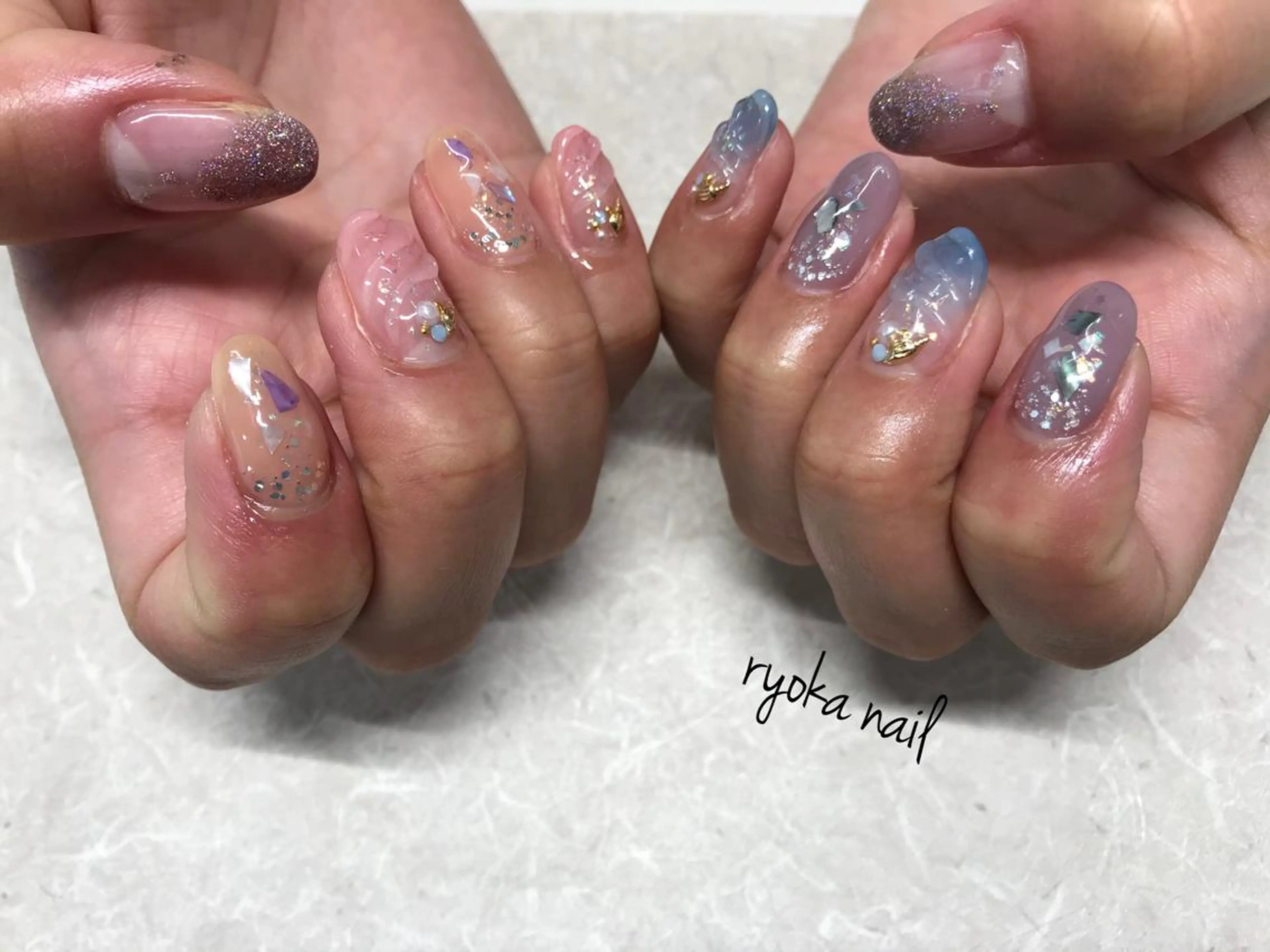 ネイル Twinklenail所属・ryoka nailのネイルデザイン