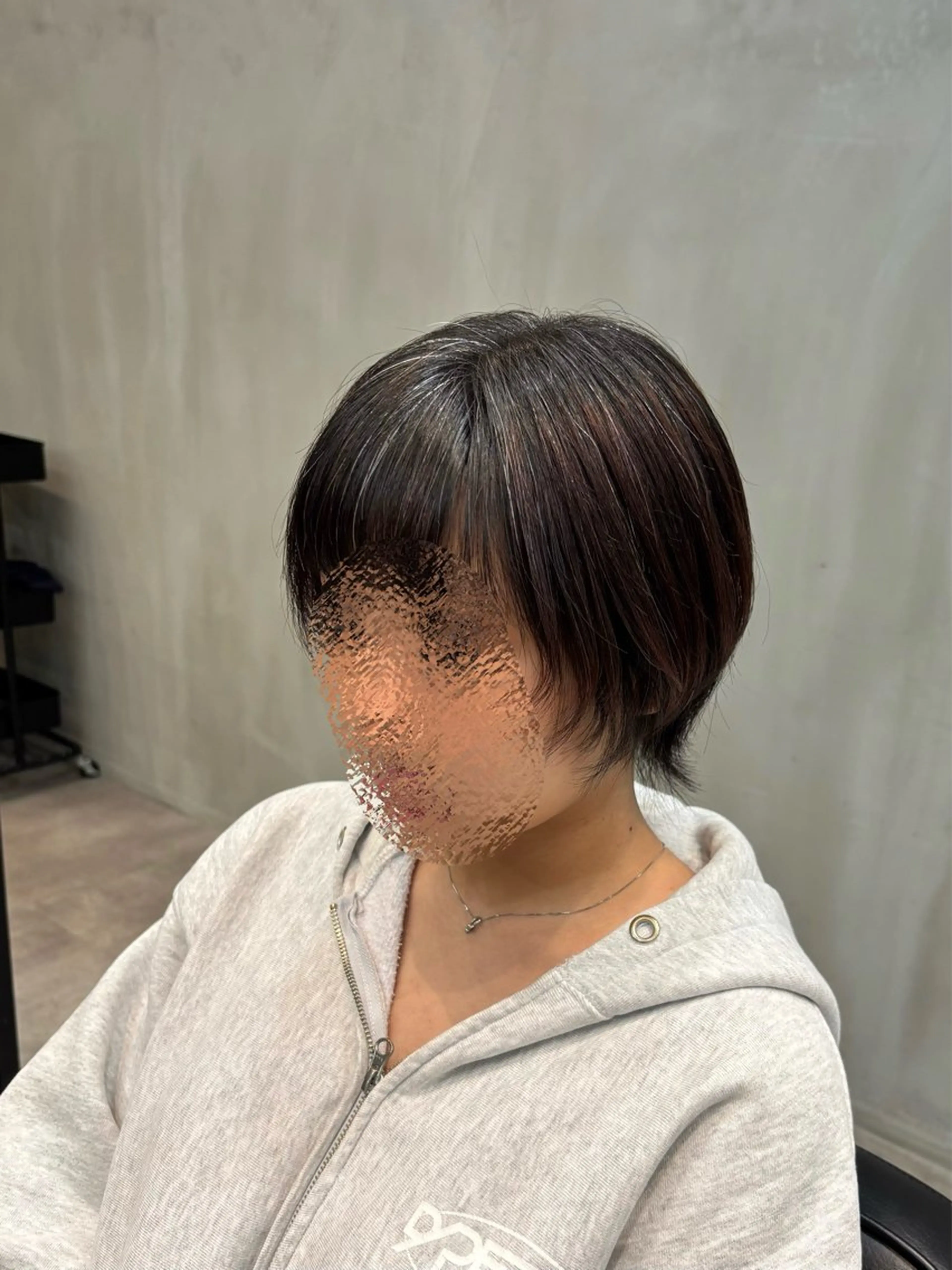 ショート ウルフカット カット 片平 帆香のヘアスタイル