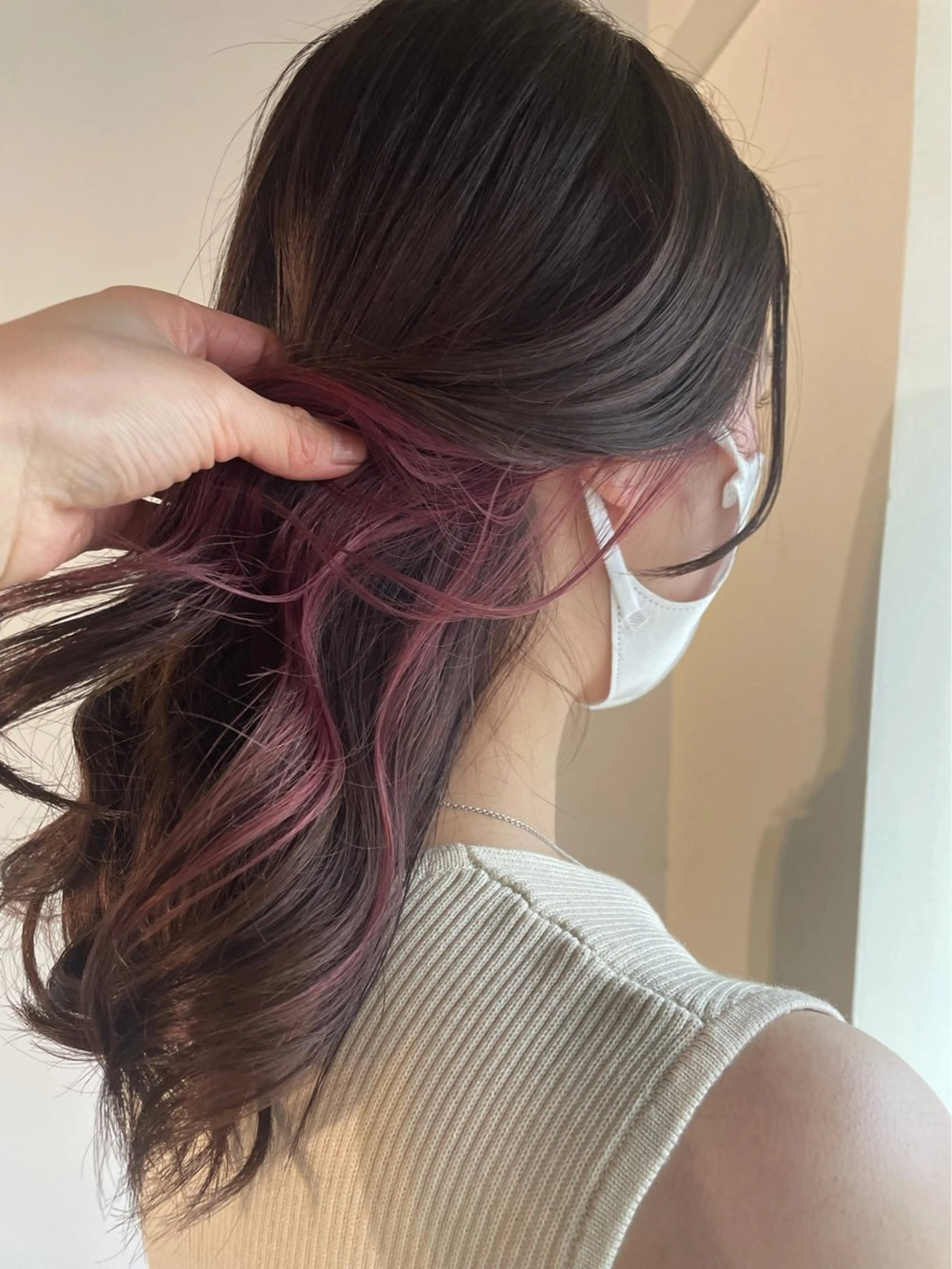 カラー La fith hair ray 札幌店所属・顔まわり/W カラー/リョウのヘアスタイル