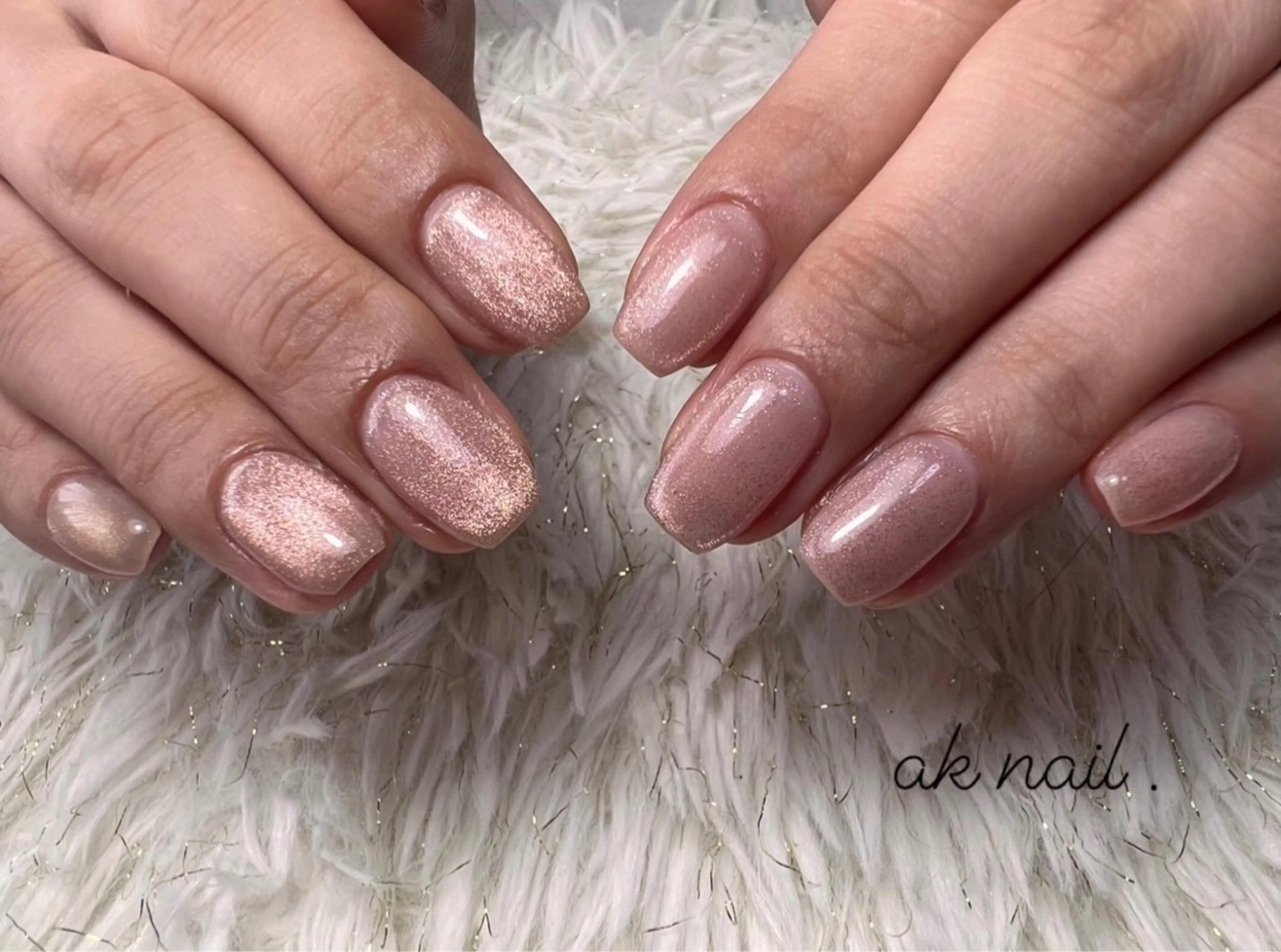 ネイル マグネットネイル ハンドネイル ak nail .のネイルデザイン