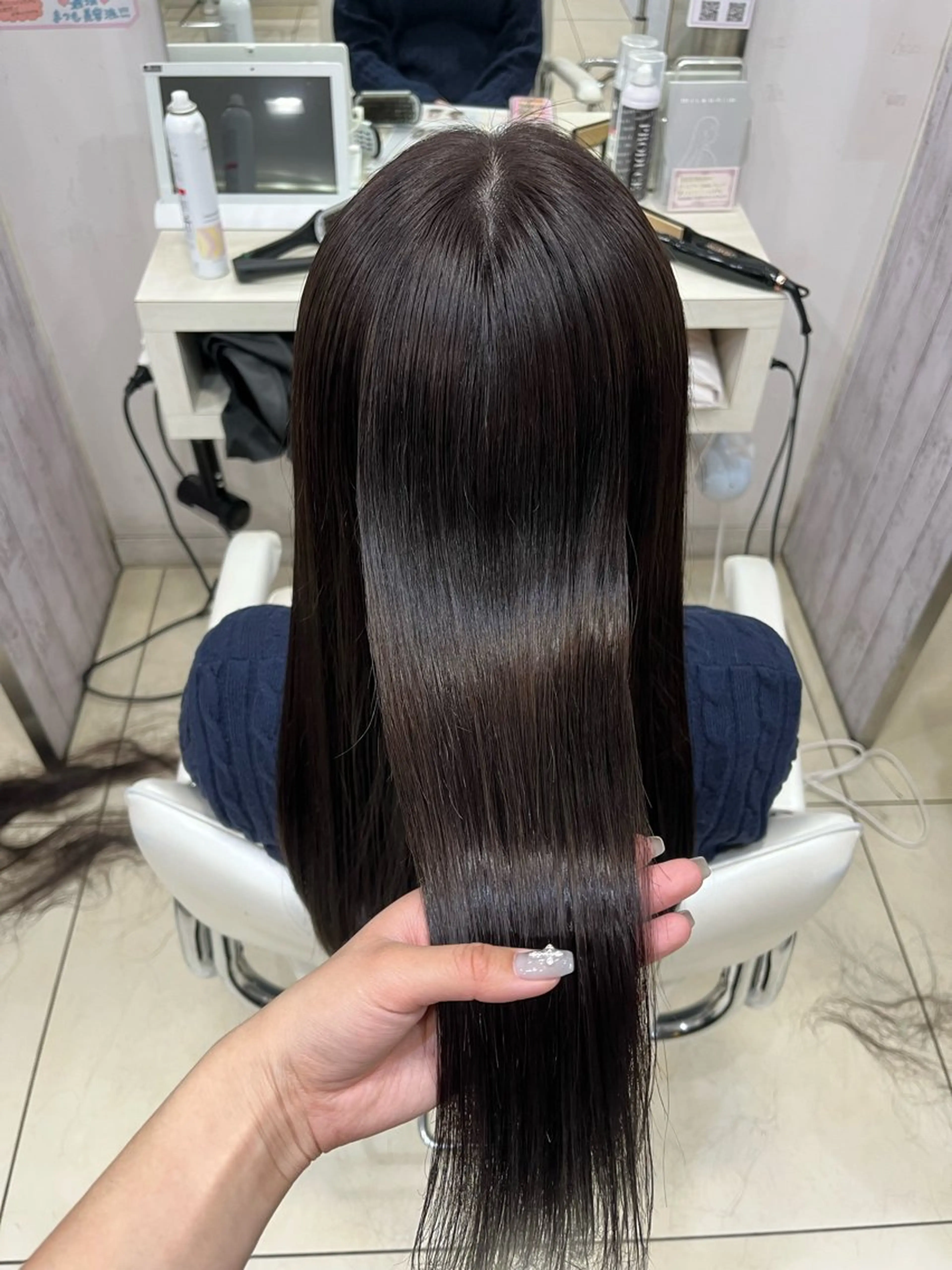 ミディアム 【髪質改善カラー】 あむ·. ⟡ 🖤のヘアスタイル