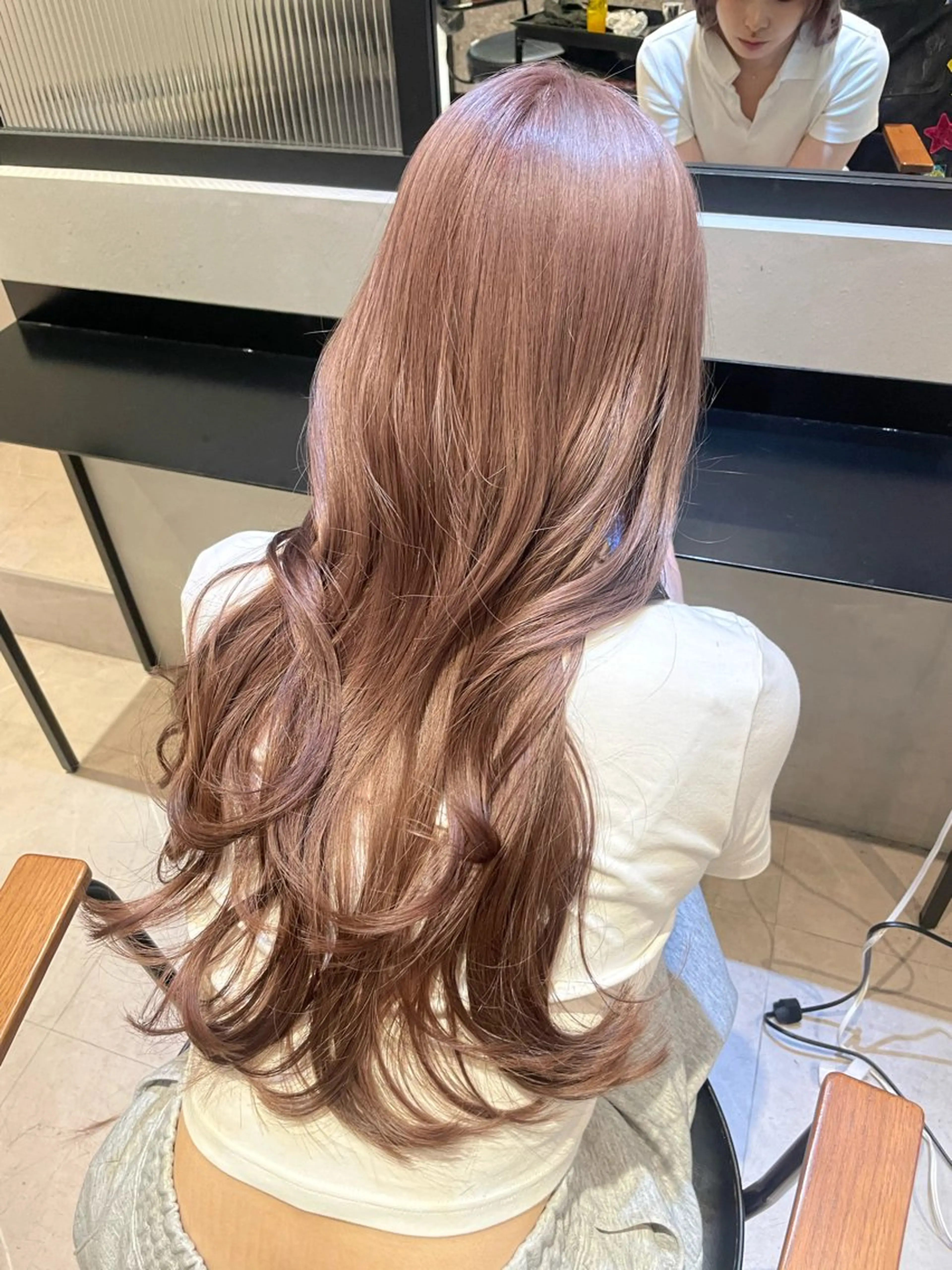 ロング カラー カット ヘアカラー トリートメント 透明感カラー🫧/ 髪質お悩み改善/みゆのヘアスタイル