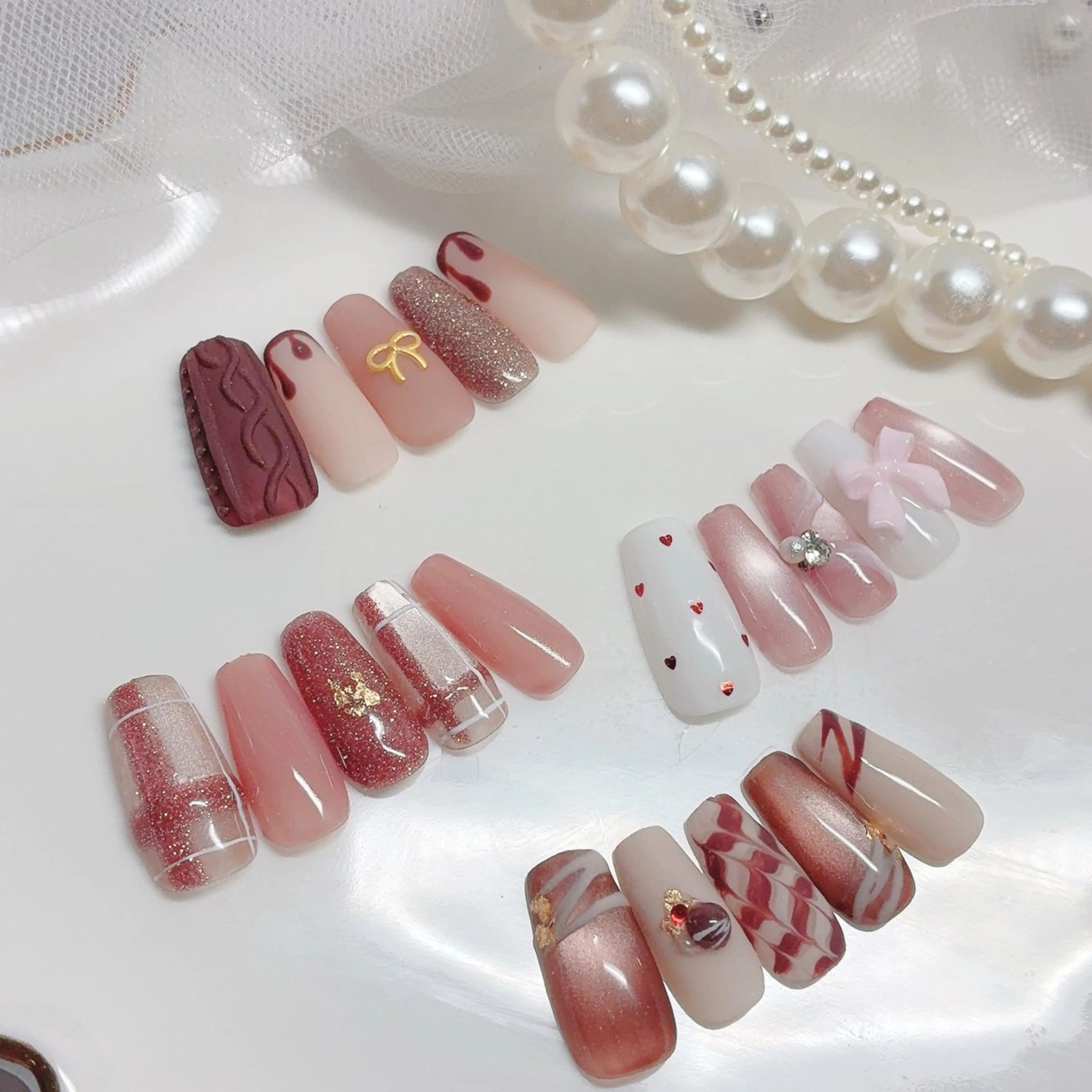ネイル フットネイル ジェルネイル マグネットネイル 持ち込み パラジェル Nail×Lani 深爪矯正対応◎のネイルデザイン