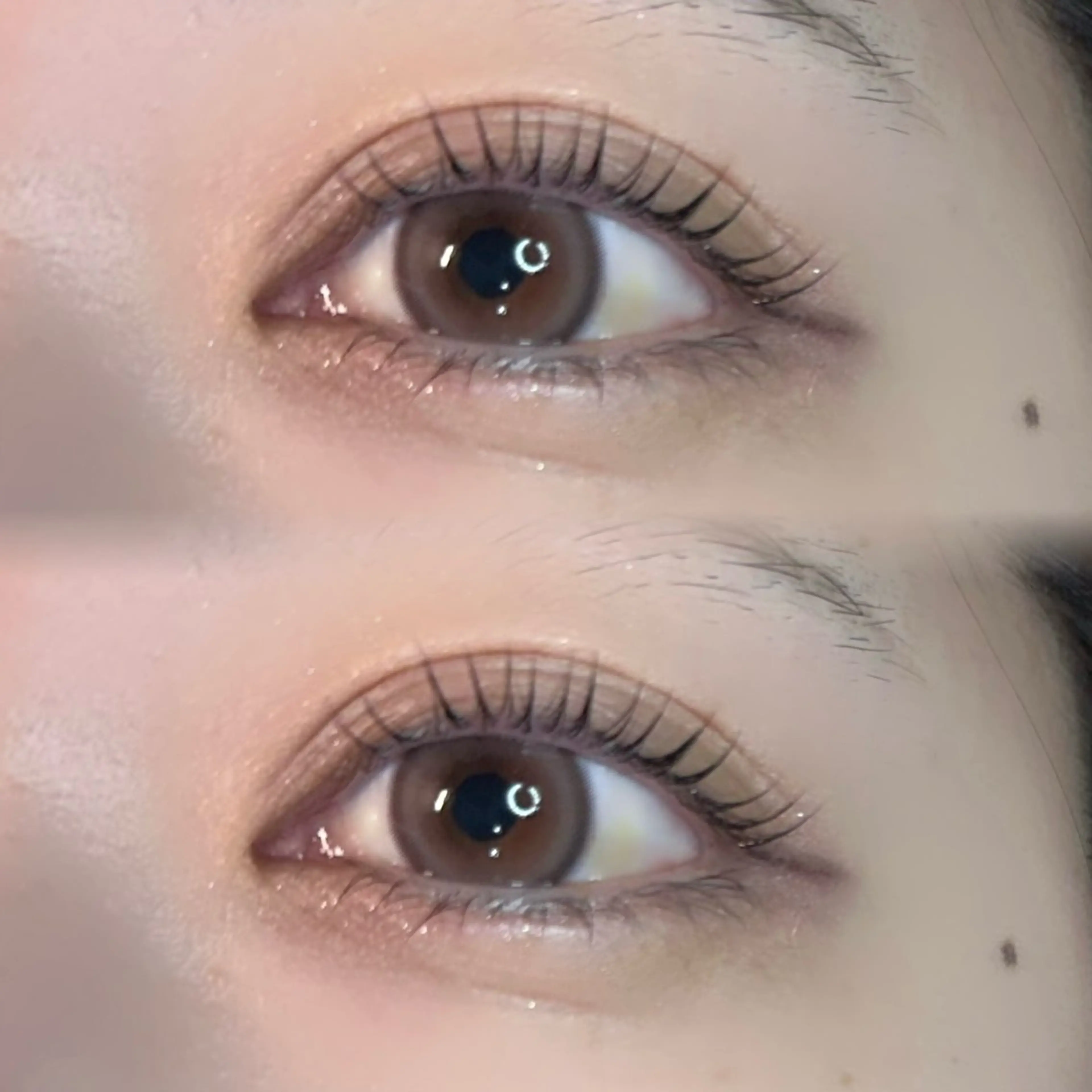 マツエク・マツパ Rinka/梅田/ 透け感カラー🤎のヘアスタイル