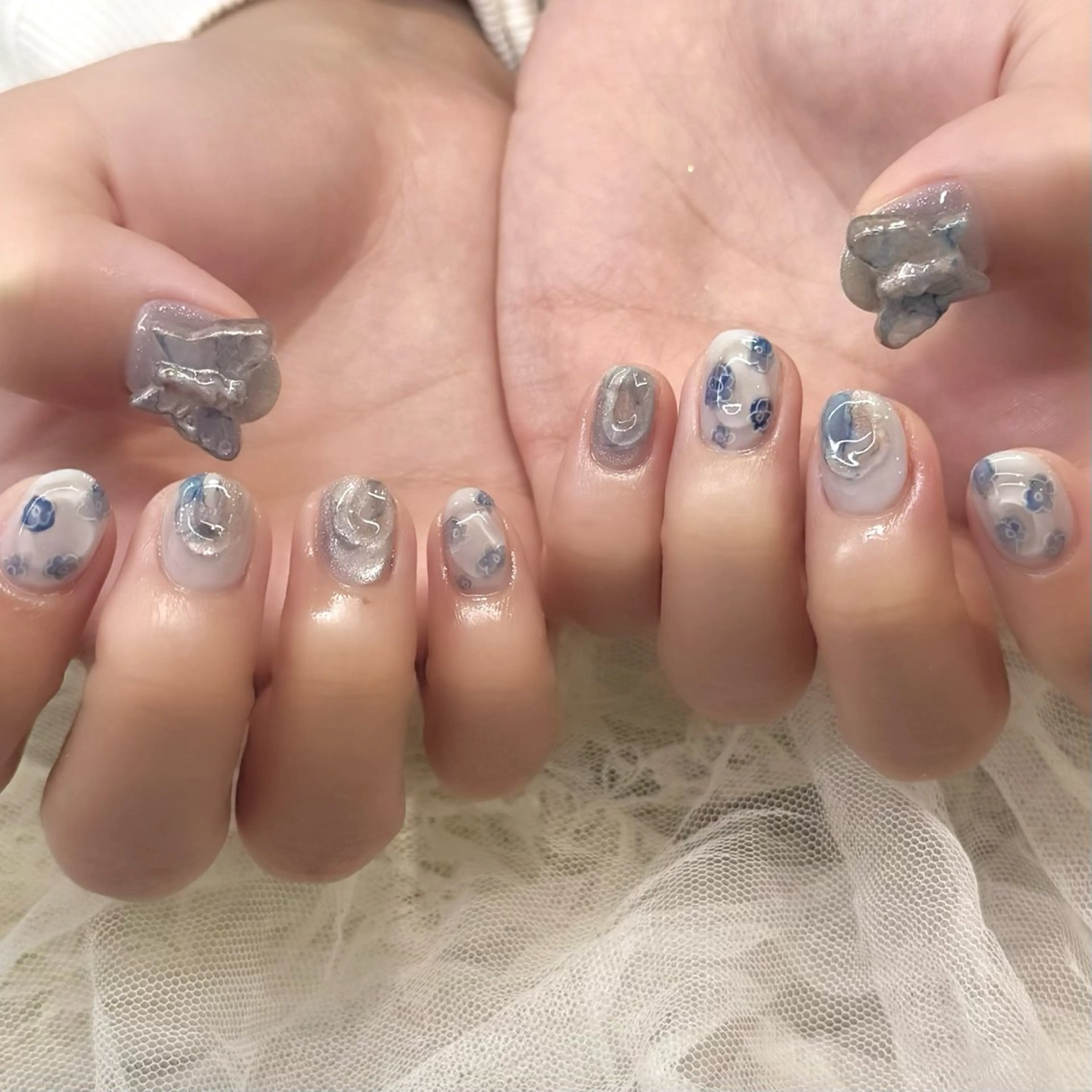 ネイル ハンドネイル 新井 ひなののネイルデザイン