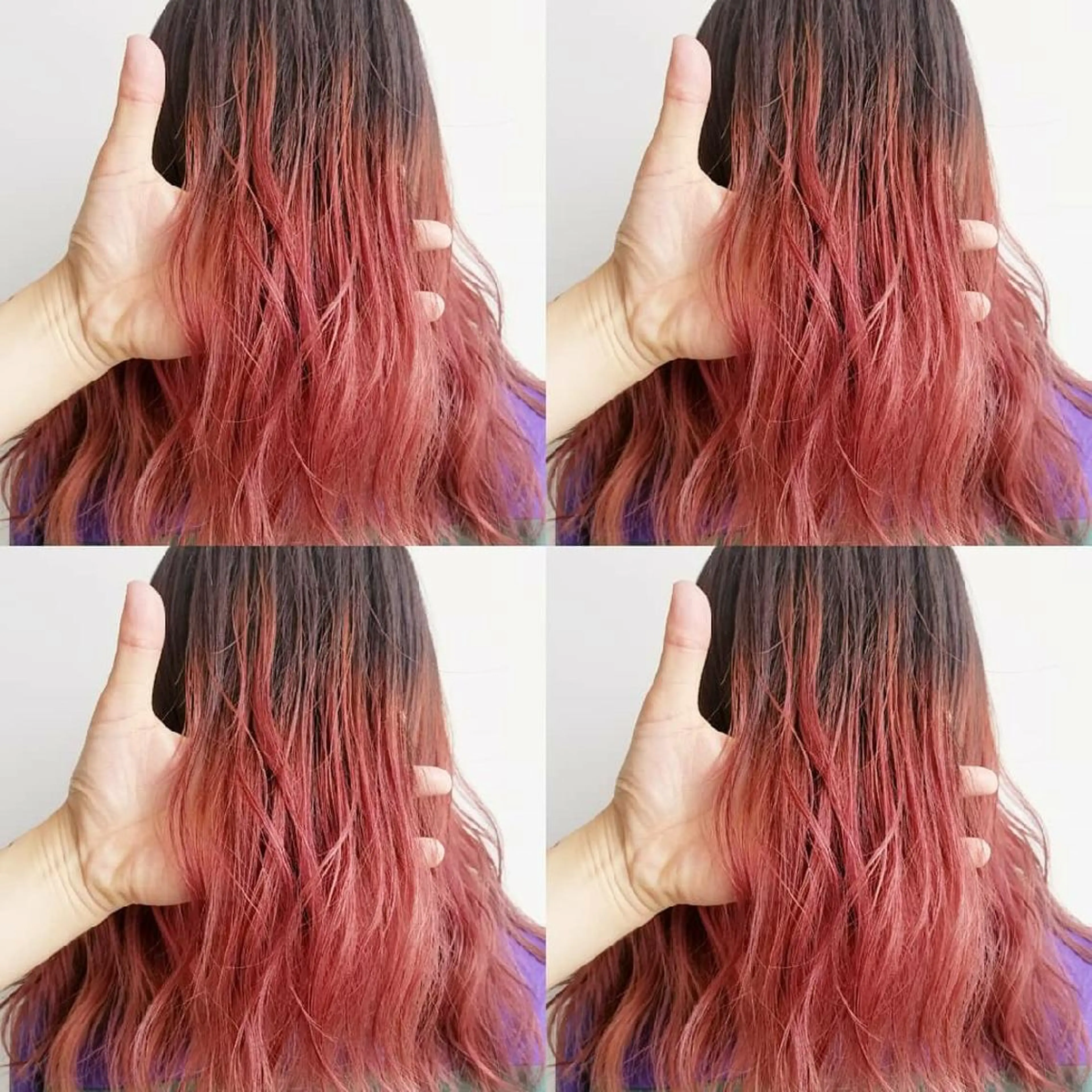 カラー セミロング グラデーションカラー iplus✴ まつげ、眉毛、耳つぼのマツエク・マツパデザイン