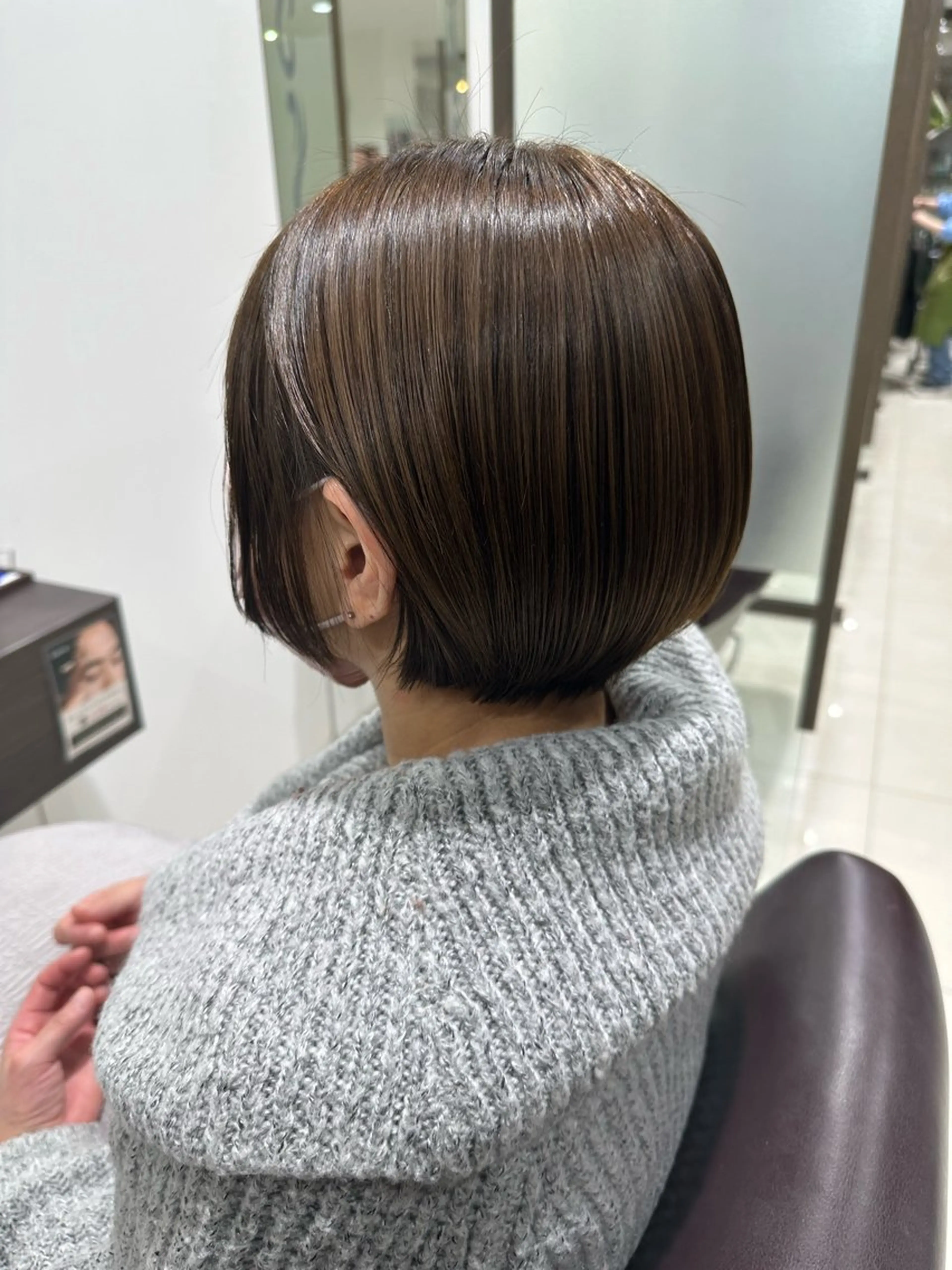 ショート ショートボブ ボブ ショートヘア 艶カラー/縮毛矯正/ ブリーチカラー/みなのヘアスタイル