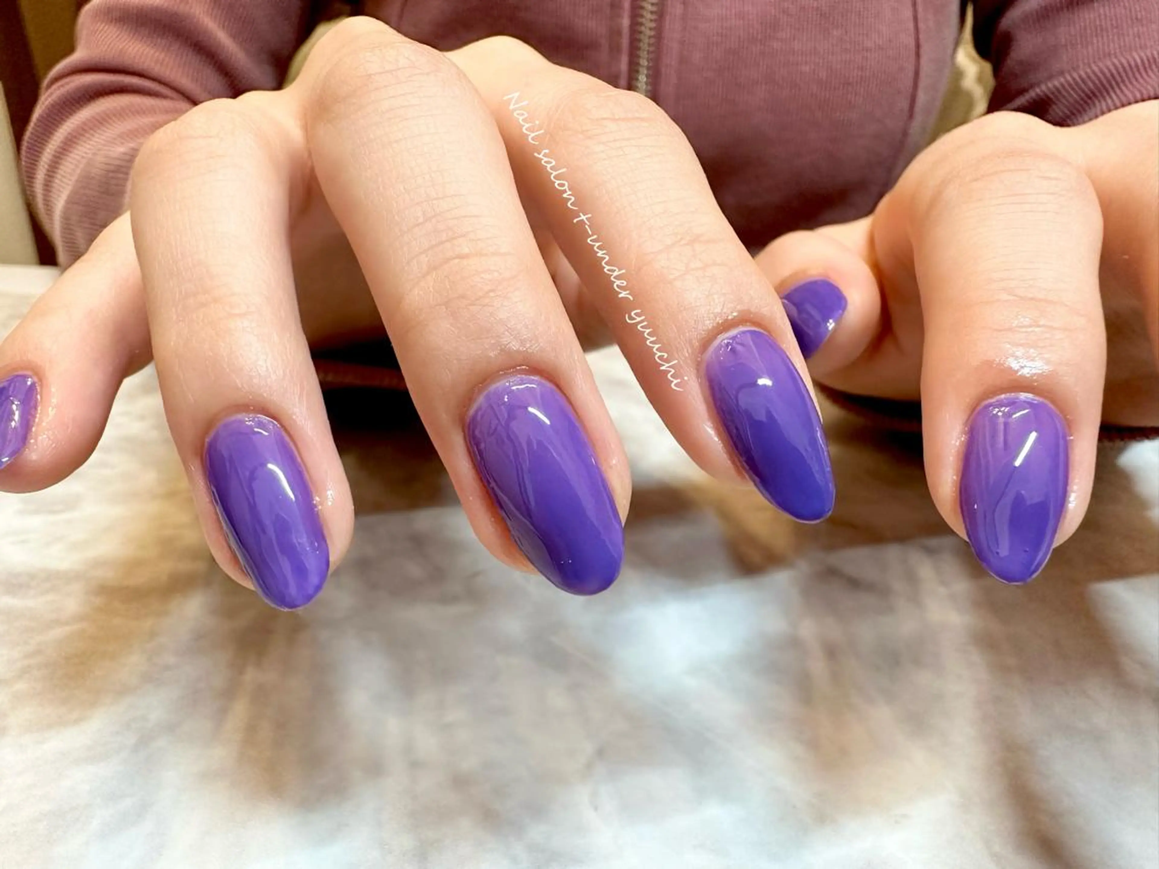 ネイル パープル Nailsalon yuuchiのネイルデザイン