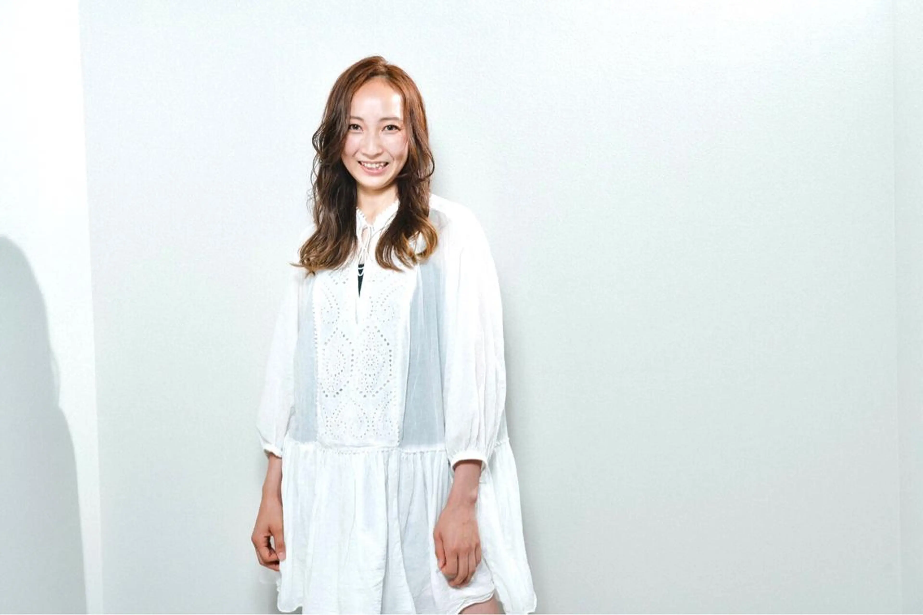 セミロング シェアハピ ヤマモトのヘアスタイル