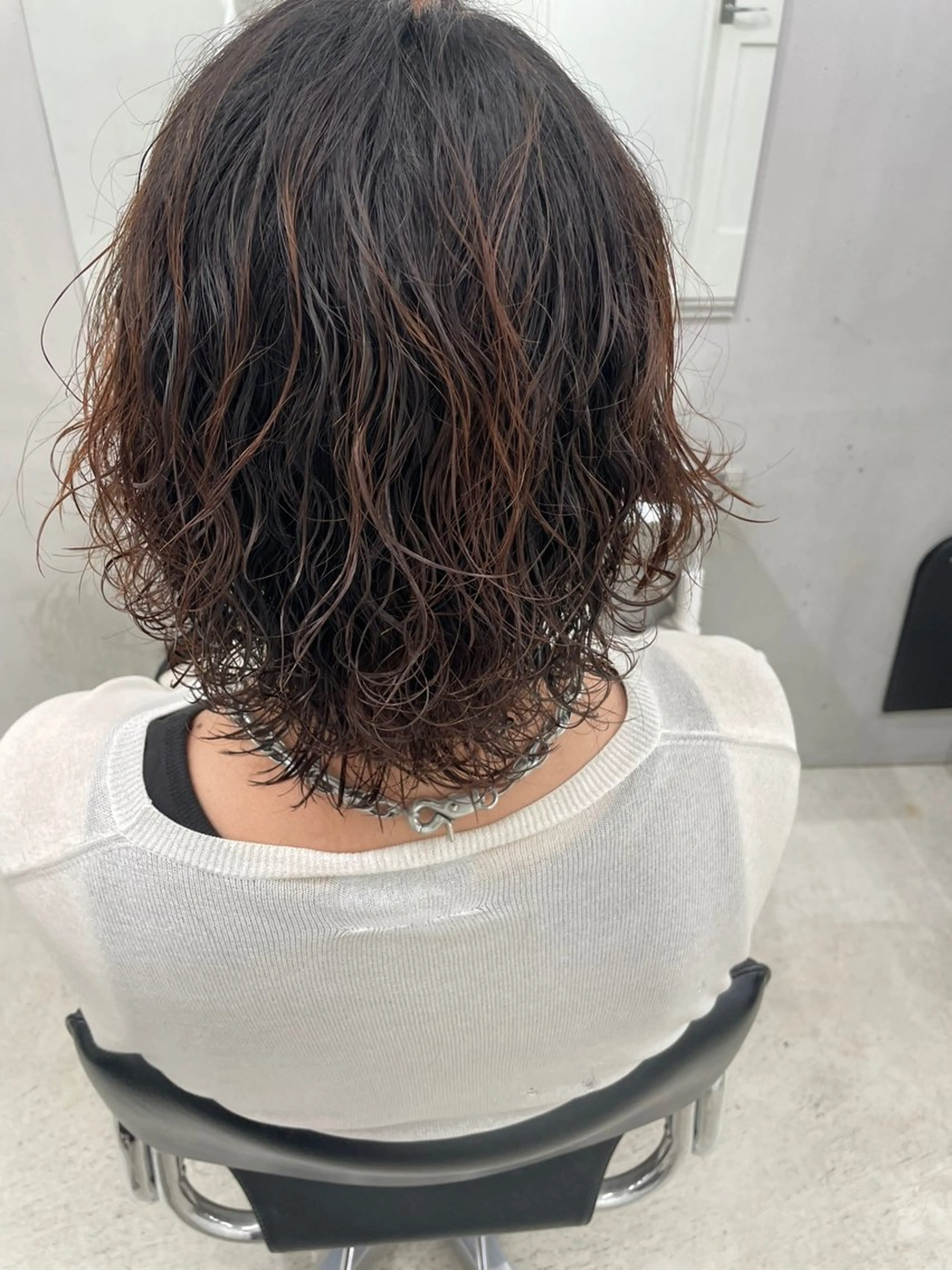 パーマ メンズ メンズ/シャドウ/ 波巻き/kyogoのヘアスタイル