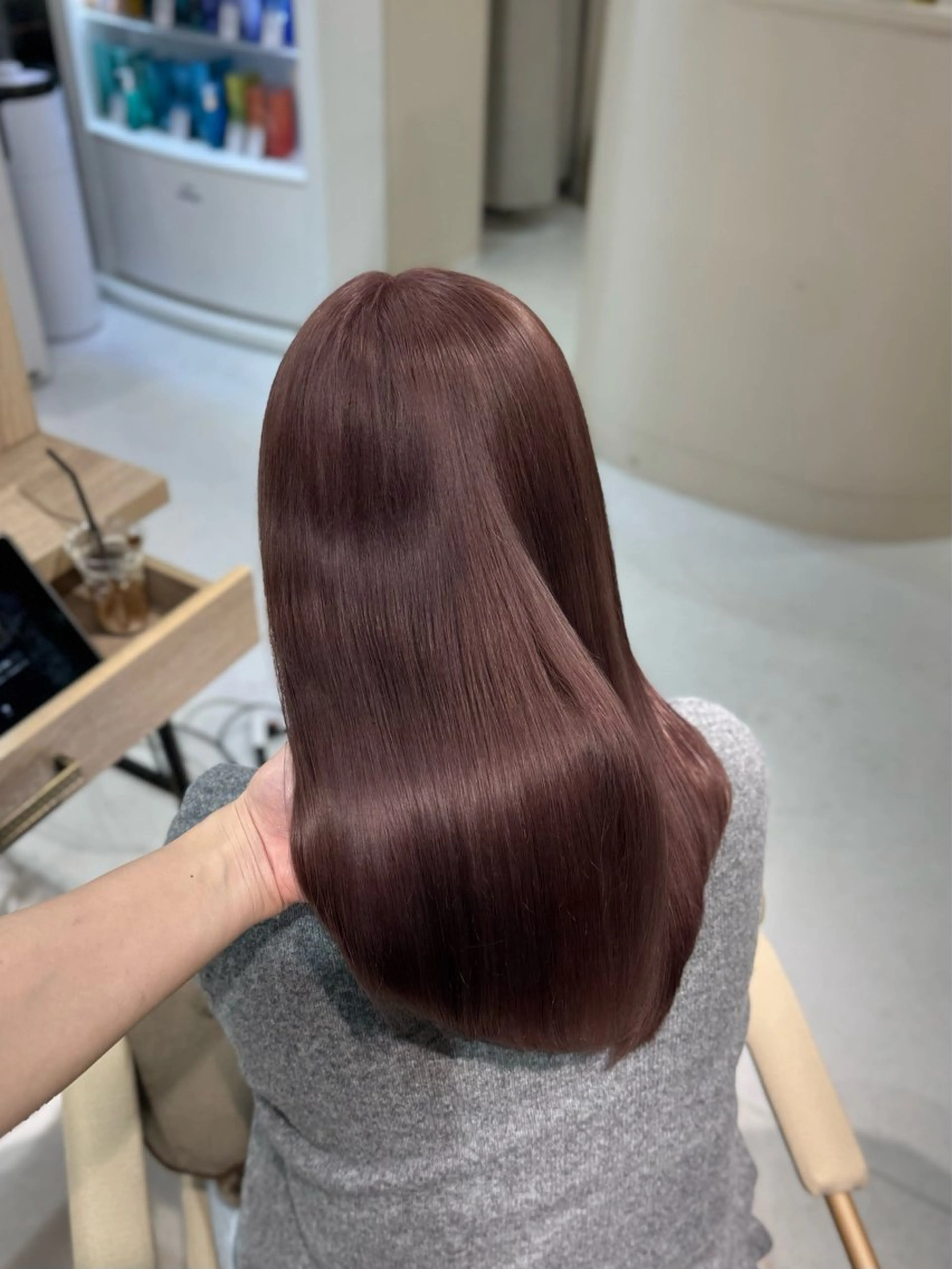 セミロング ヘアカラー juprey所属・jupreÿ 𝒔𝒂𝒚𝒂🍓のヘアスタイル