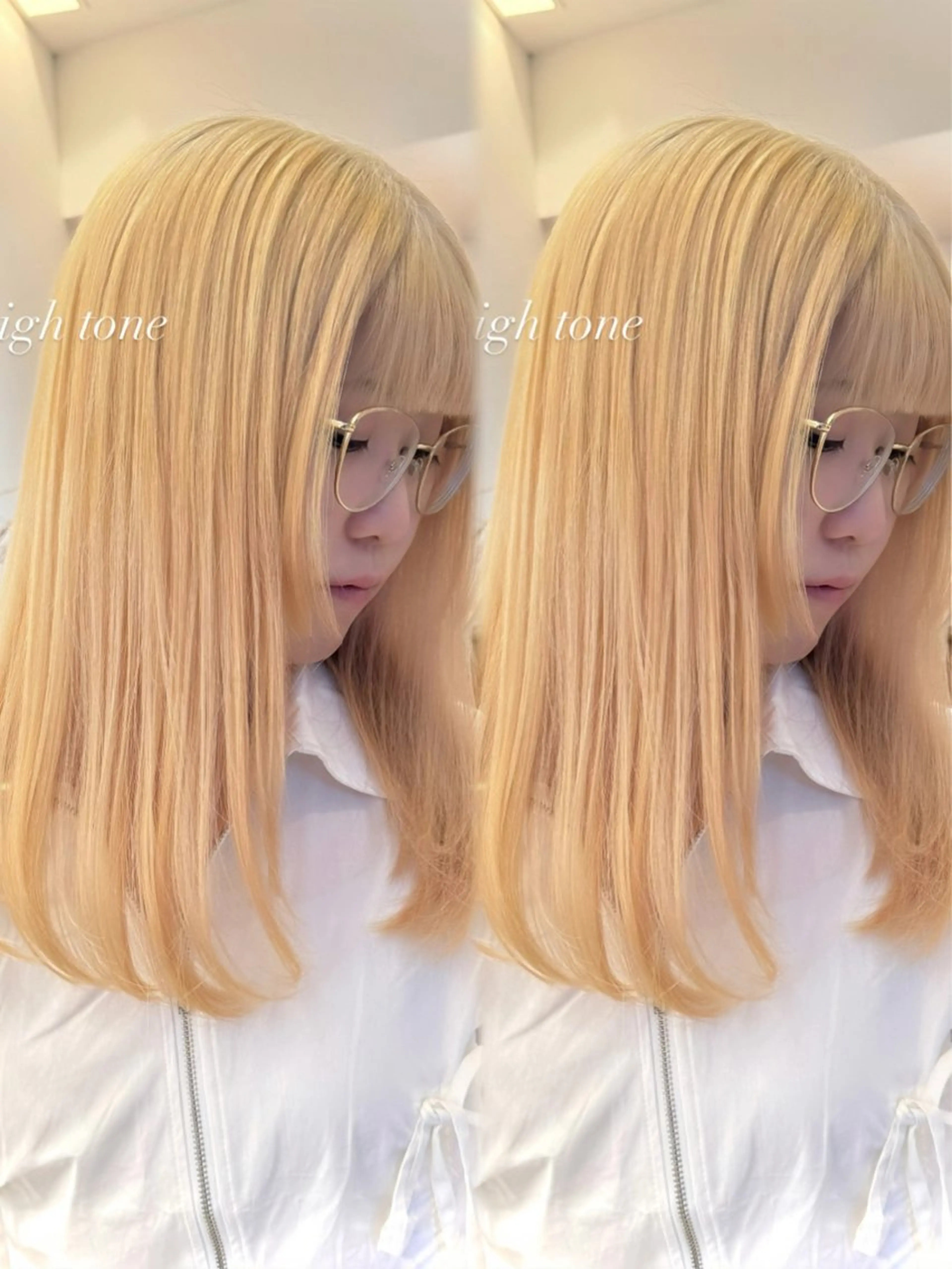 【🌟平日1名様限定🌟】ブロンドヘアリタッチメニュー👱🏻‍♀️+上質トリートメント付💎の写真