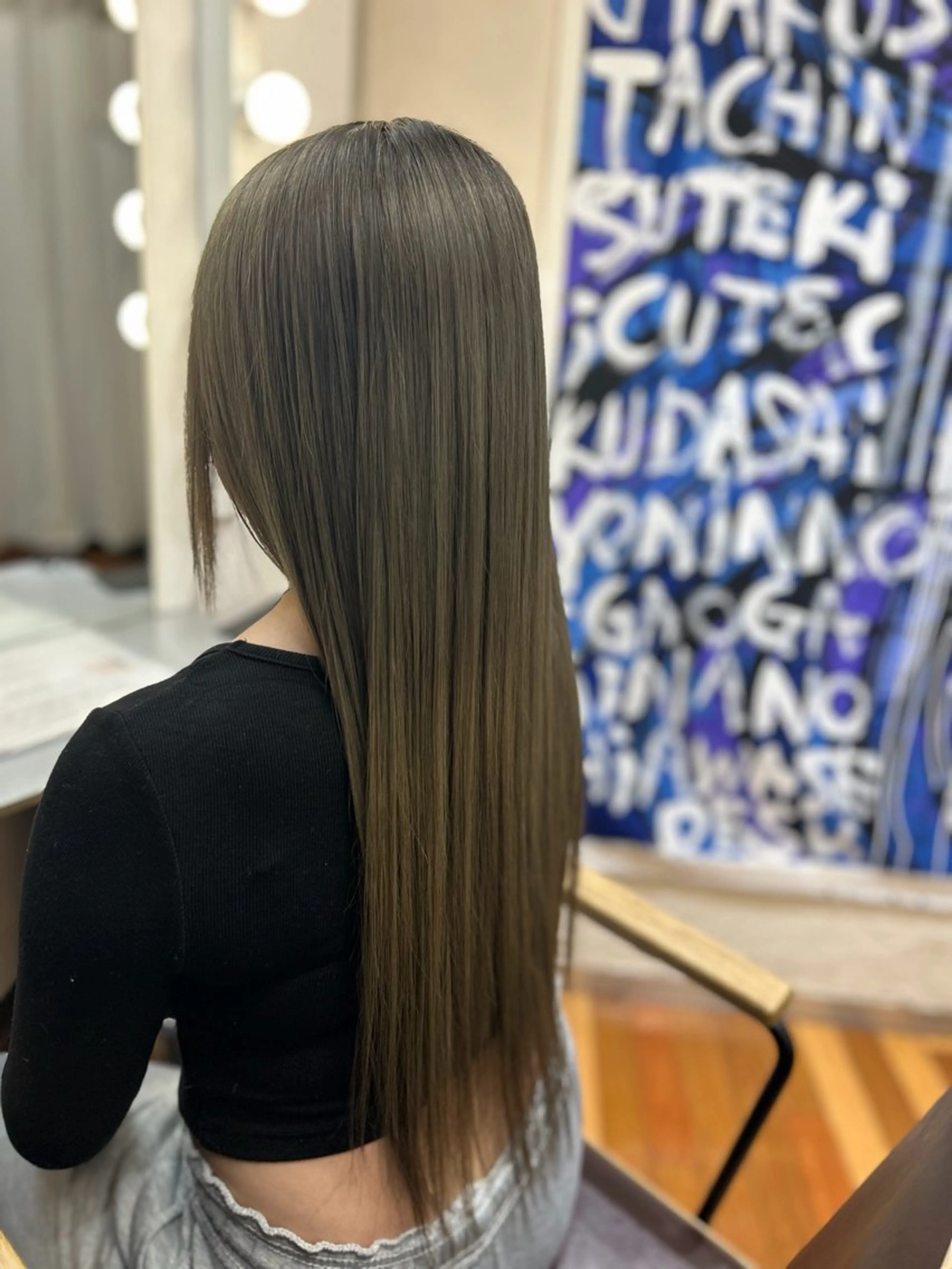 ロング カラー 天神カラーモデル募集 nanaのヘアスタイル