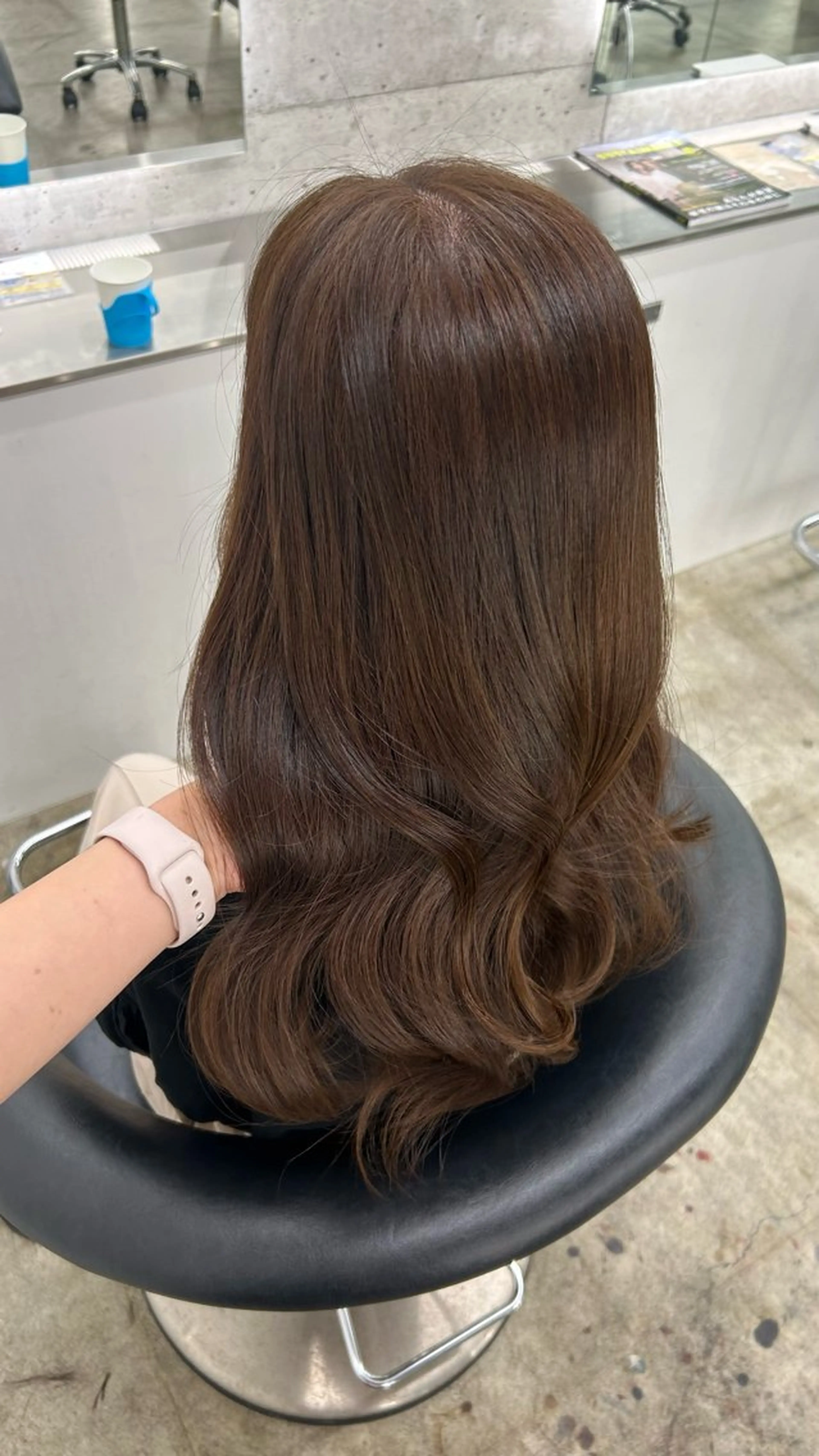 カラー＋𝗔𝘂𝗷𝘂𝗮トリートメント🩷の写真