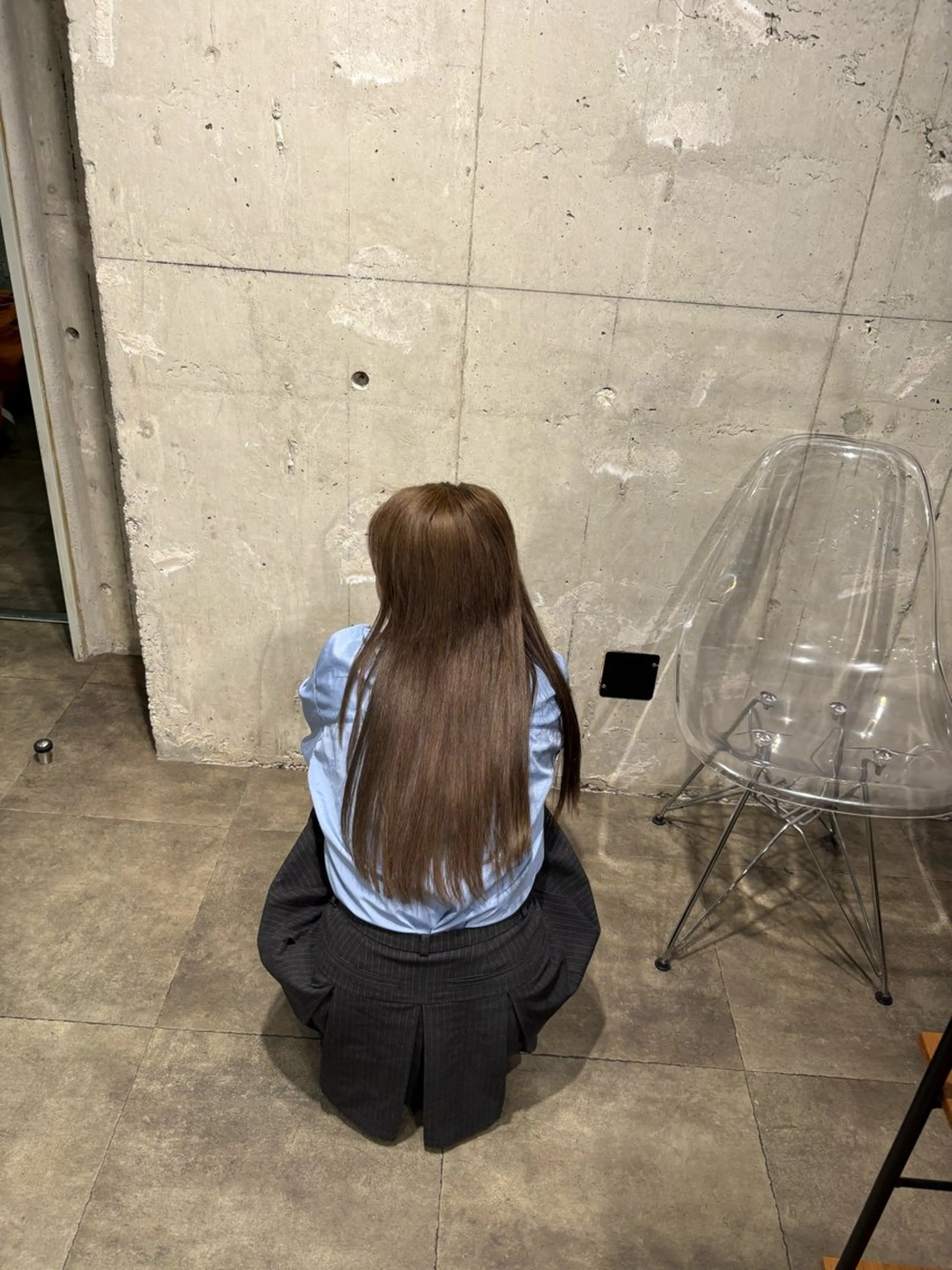 ロング カラー ヘアカラー ハイトーン 横浜💞ミオのヘアスタイル