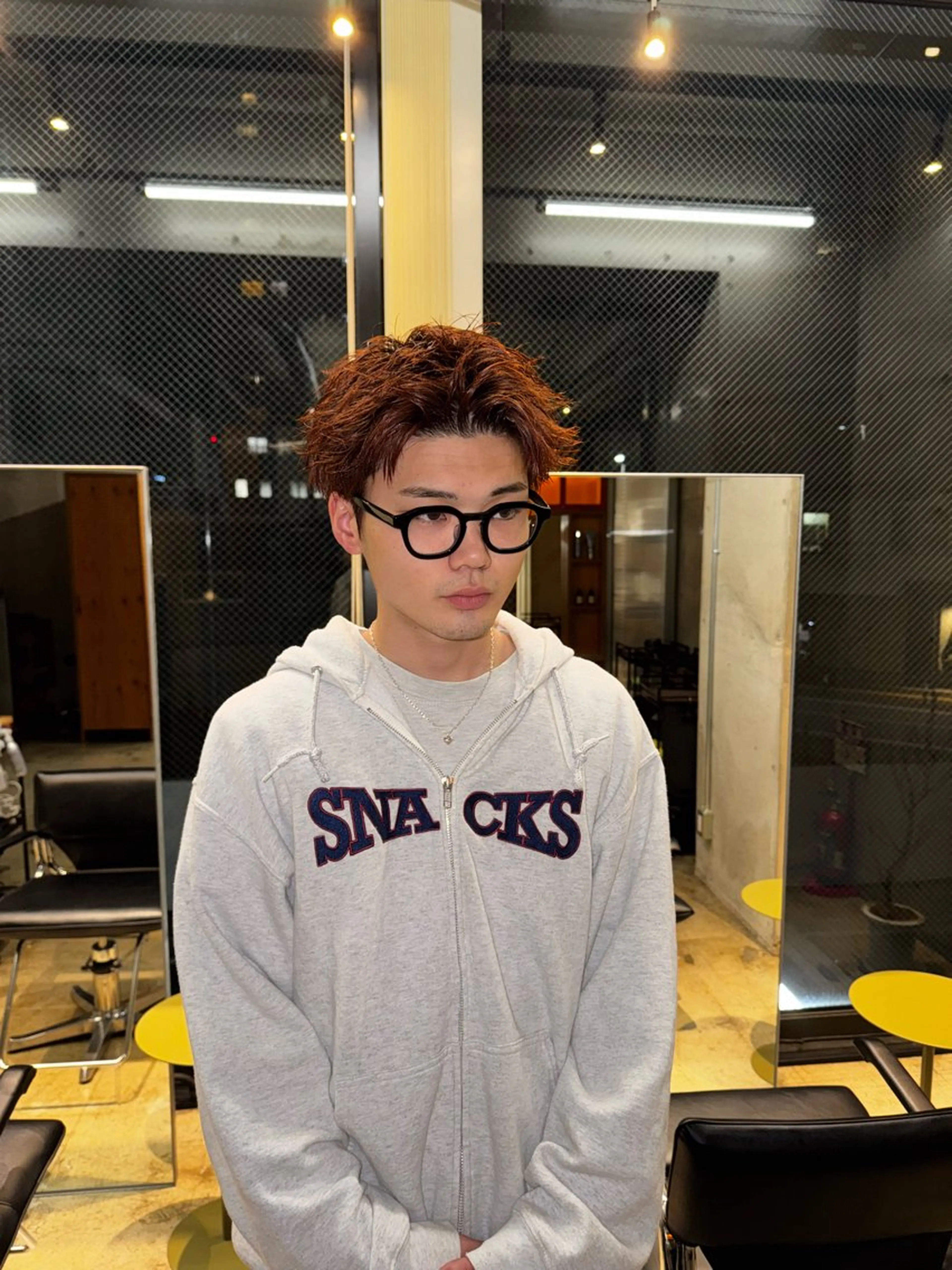 カラー メンズ ヘアカラー sora/ハイトーン /透明感カラー🫧のヘアスタイル