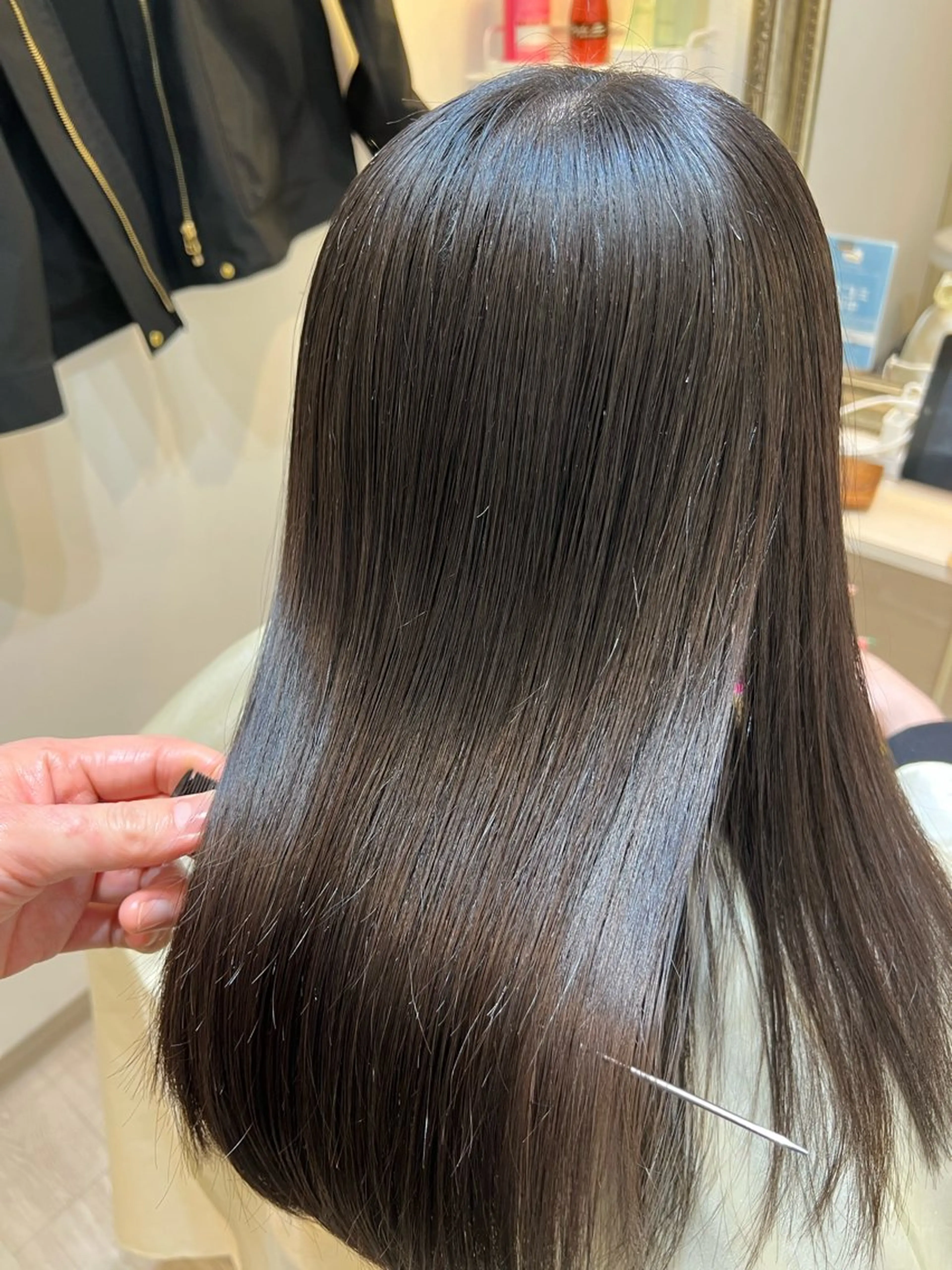 ロング カット 縮毛矯正 トリートメント 🌕酸性縮毛矯正 高野竜🌕のヘアスタイル