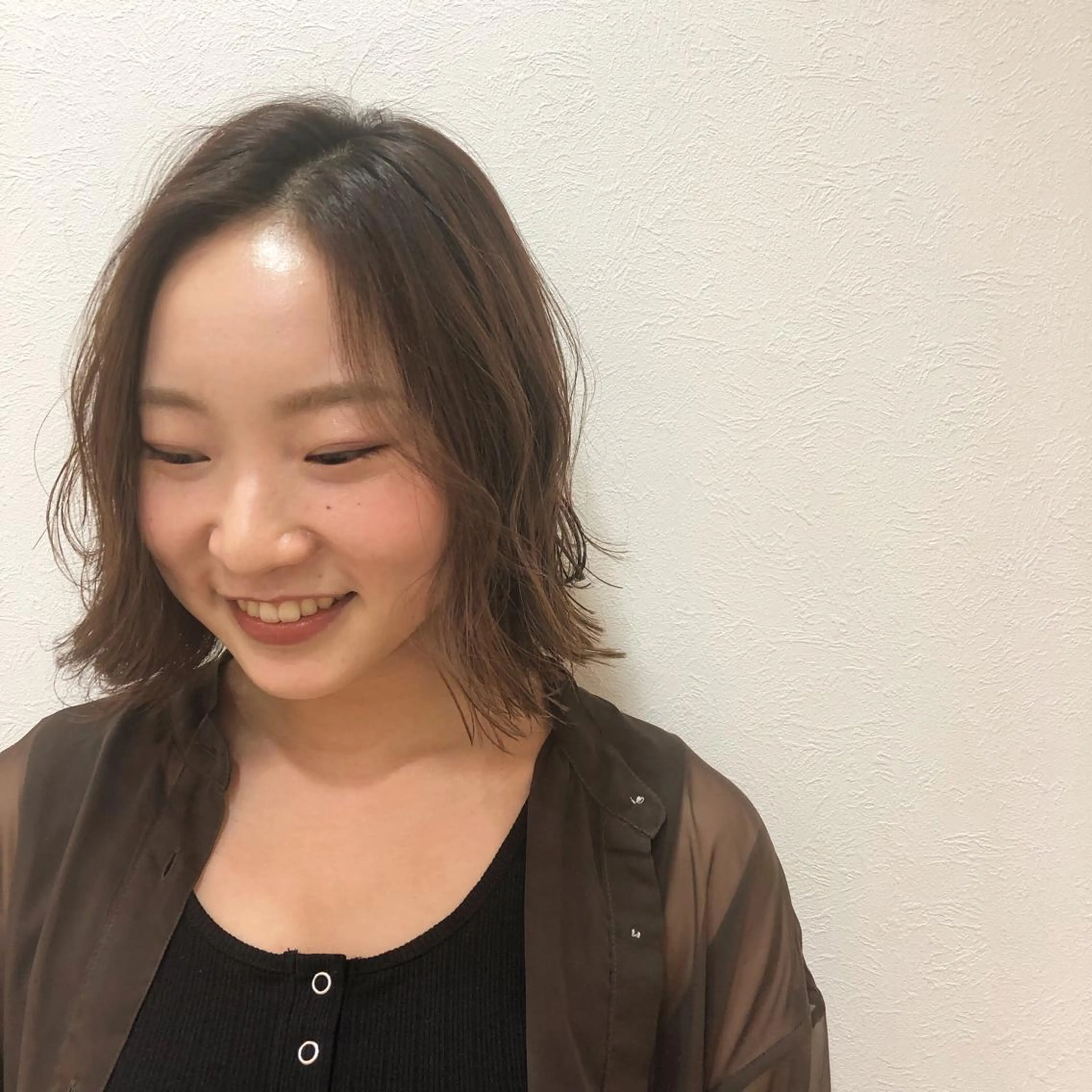 ミディアム カラー パーマ ヘアアレンジ パーマスタイル🔅 sayacaのヘアスタイル