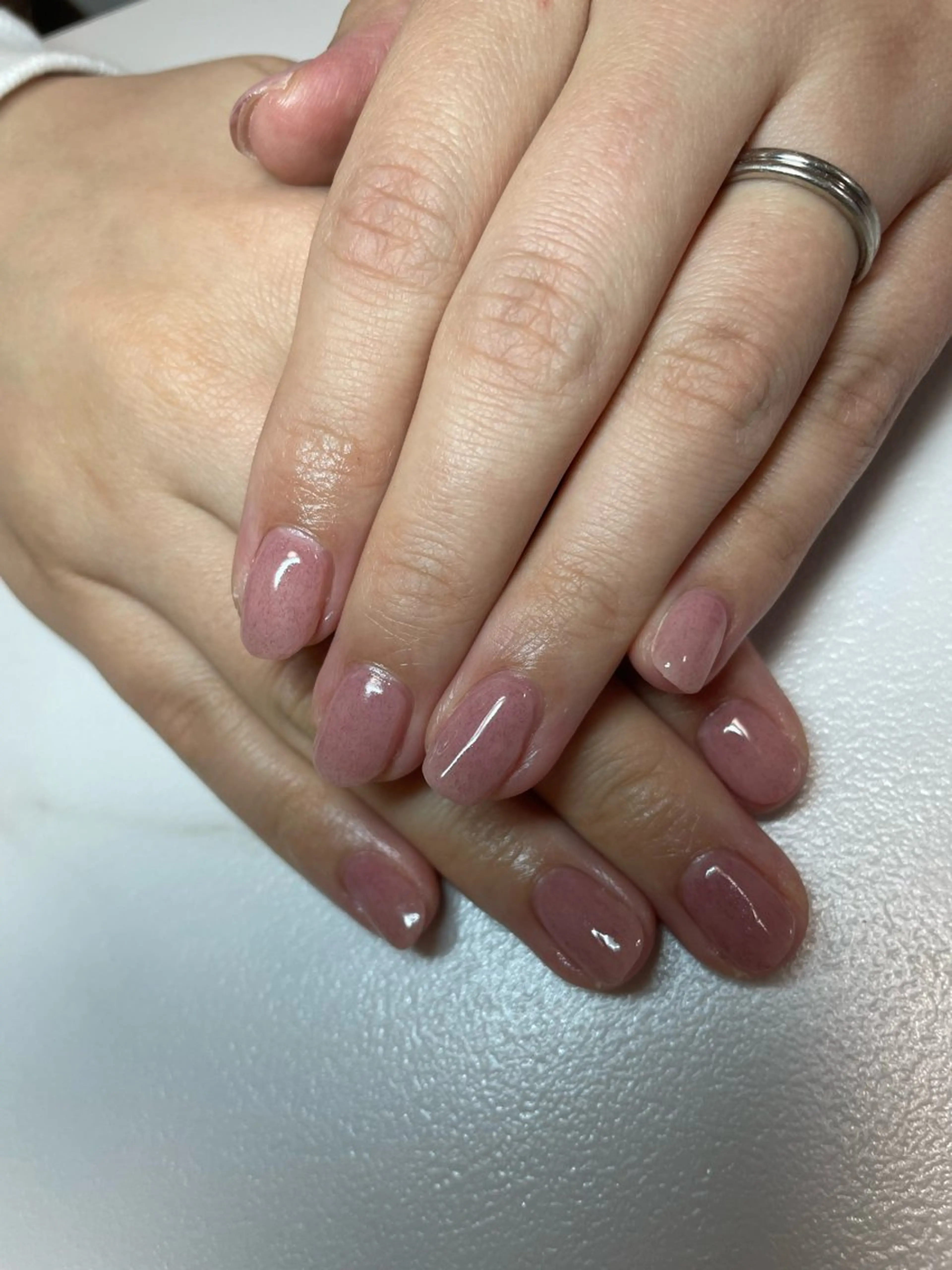 ネイル ワンカラーネイル ハンドネイル 眉とネイルのお店 Leaf🌿津田沼の眉毛・アイブロウイメージ