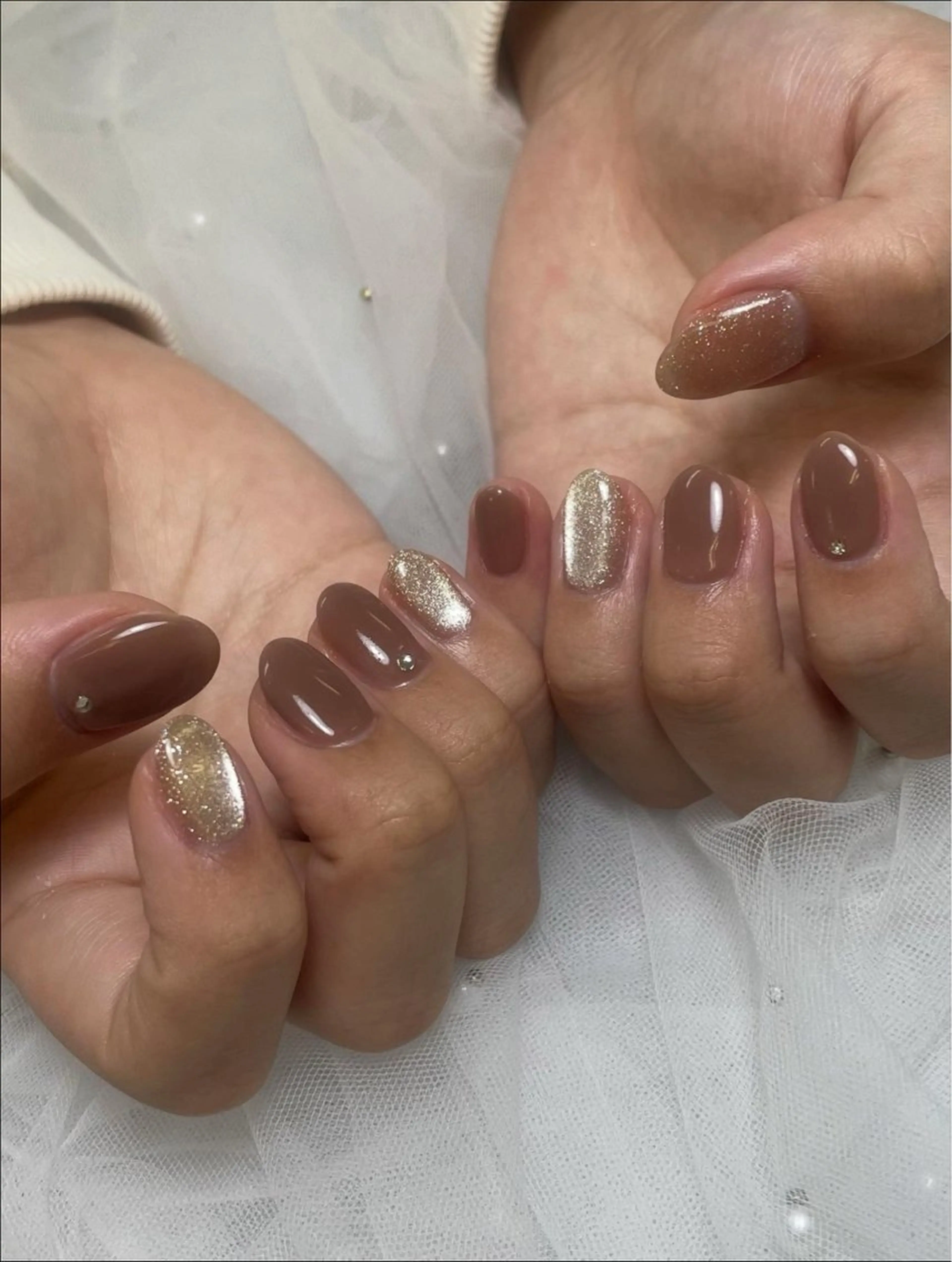 ネイル マグネットネイル ハンドネイル フットネイル S LOUNGE NAIL所属・パーツたくさん🍓 SUMIのネイルデザイン