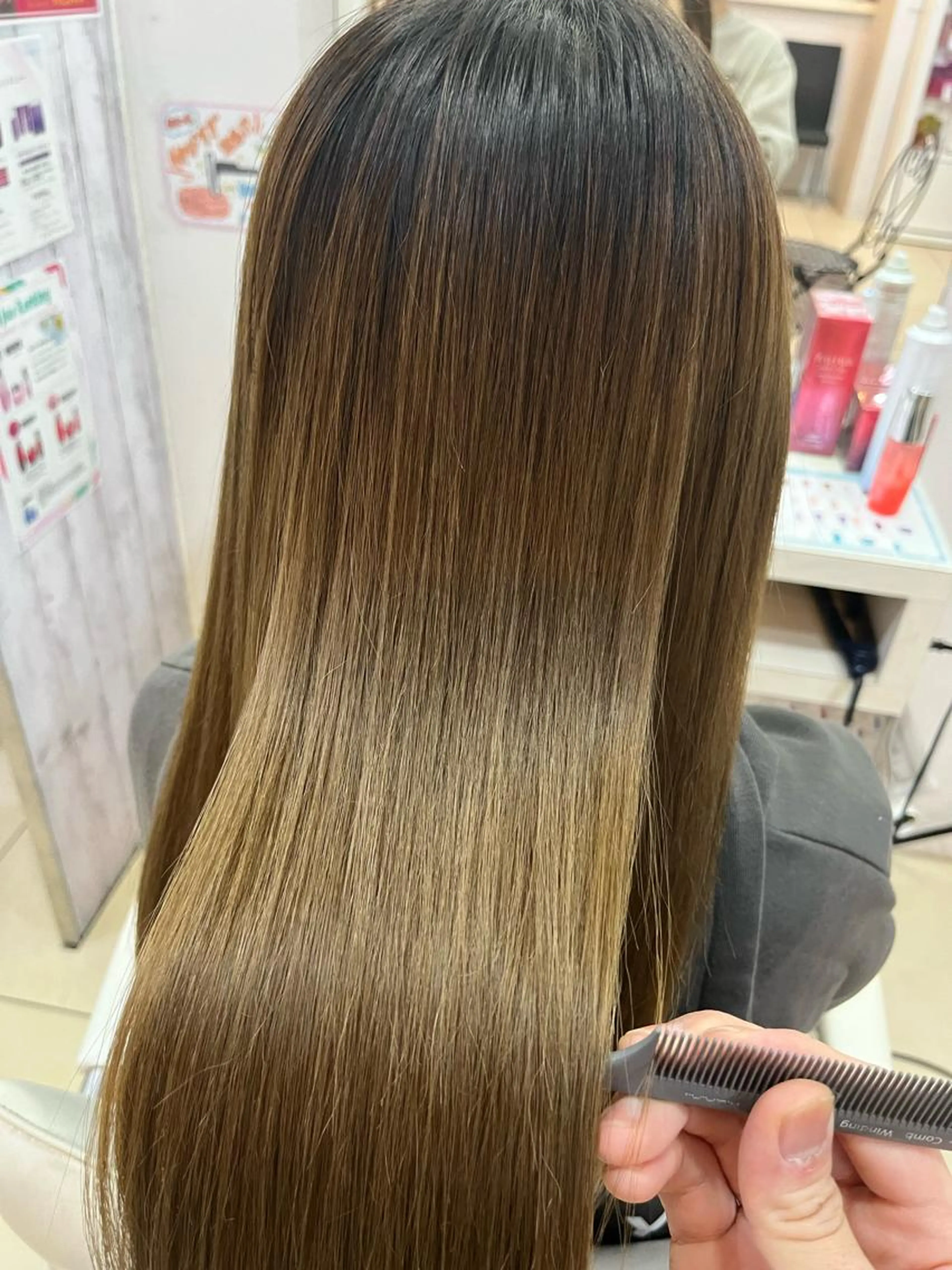 【ハイダメージ毛、ブリーチ毛の方】✂︎髪質改善ストレート+トリートメント✂︎の写真