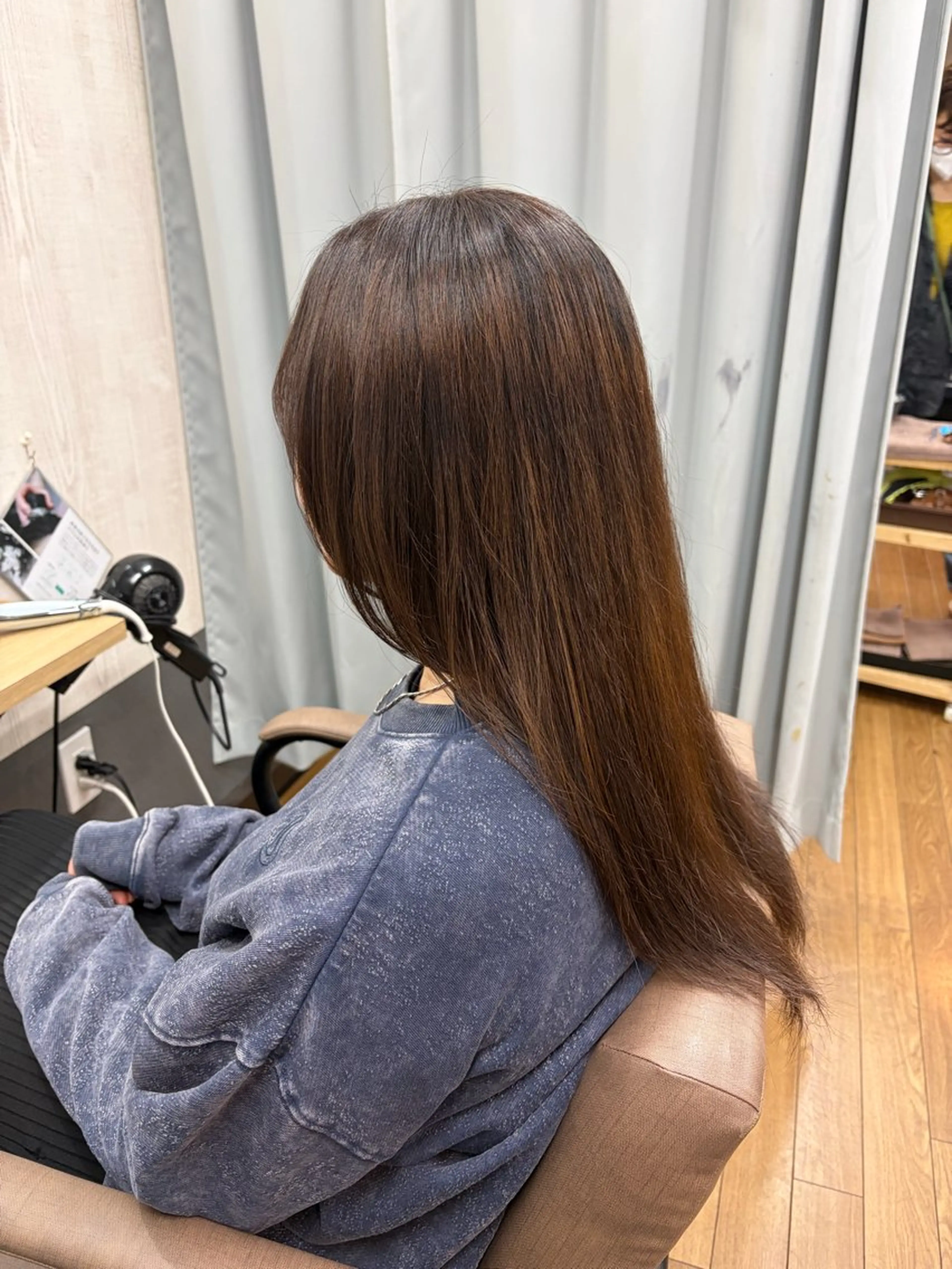 ロング パーマ 髪質改善 縮毛矯正 カット 縮毛矯正 トリートメント TELA HAIR 幕張本郷所属・TELA HAIR 幕張本郷店　千尋のヘアスタイル