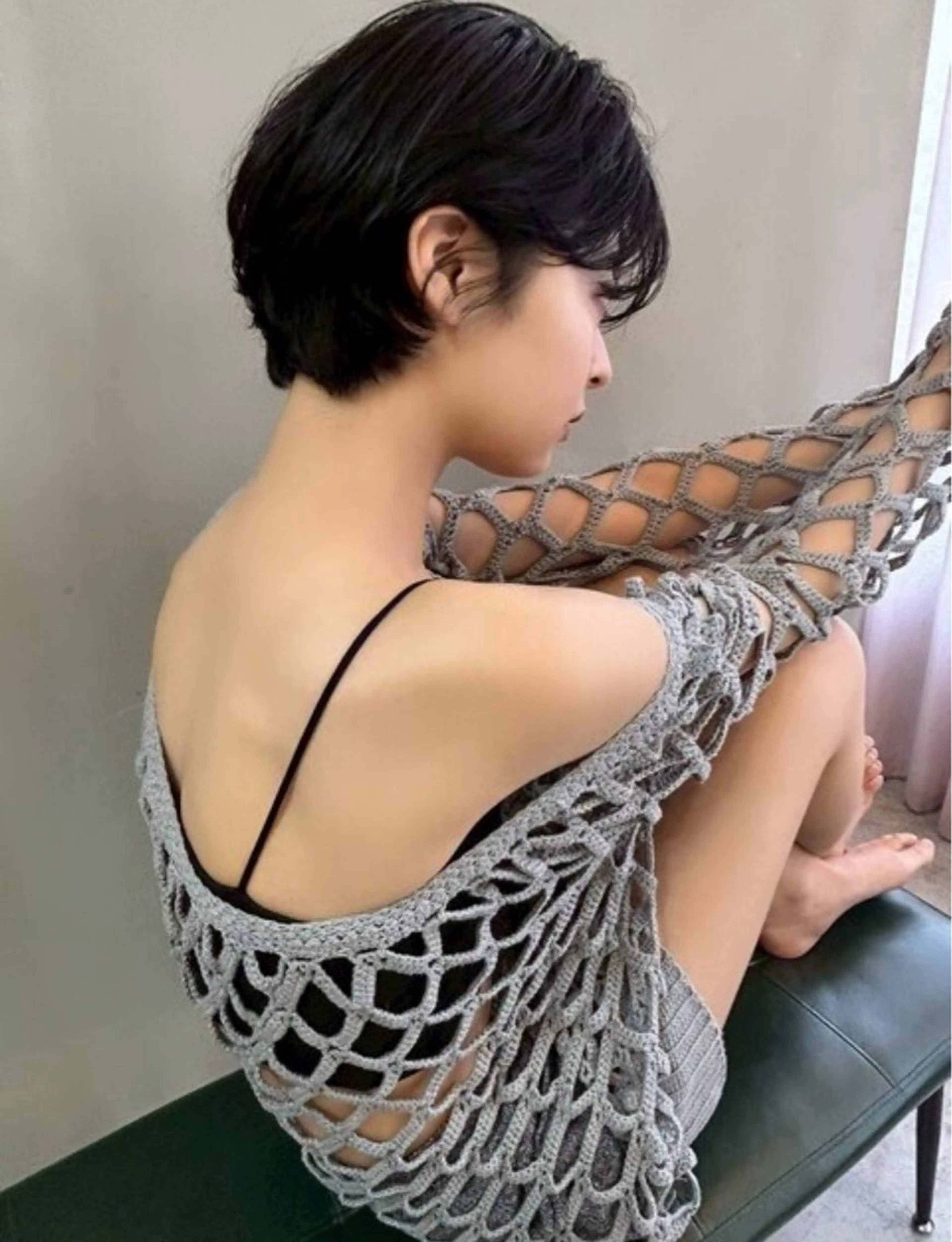 ショート ハイトーン/カット Kazuhaのヘアスタイル