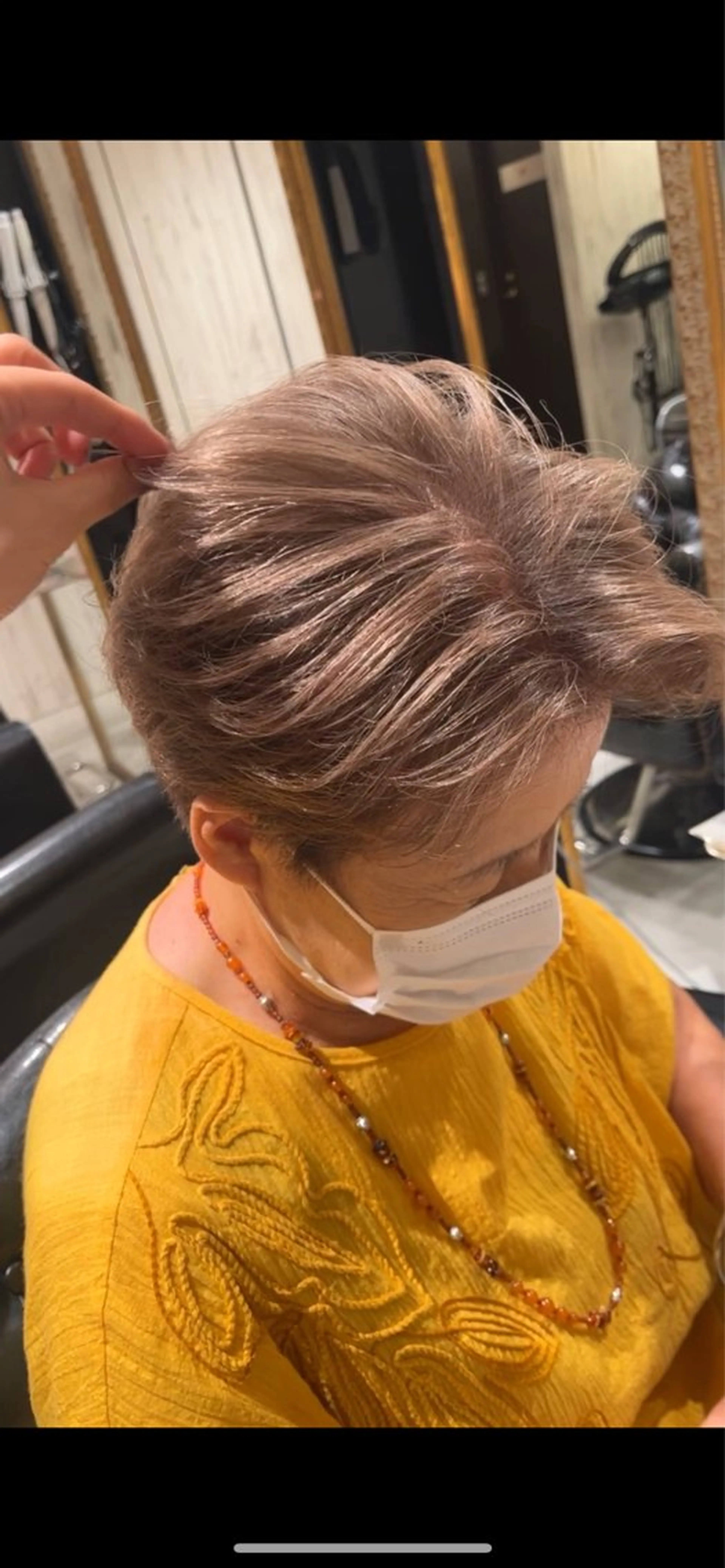 ショート カット ヘアカラー FENICE on the beach所属・タニ ヒナタのヘアスタイル