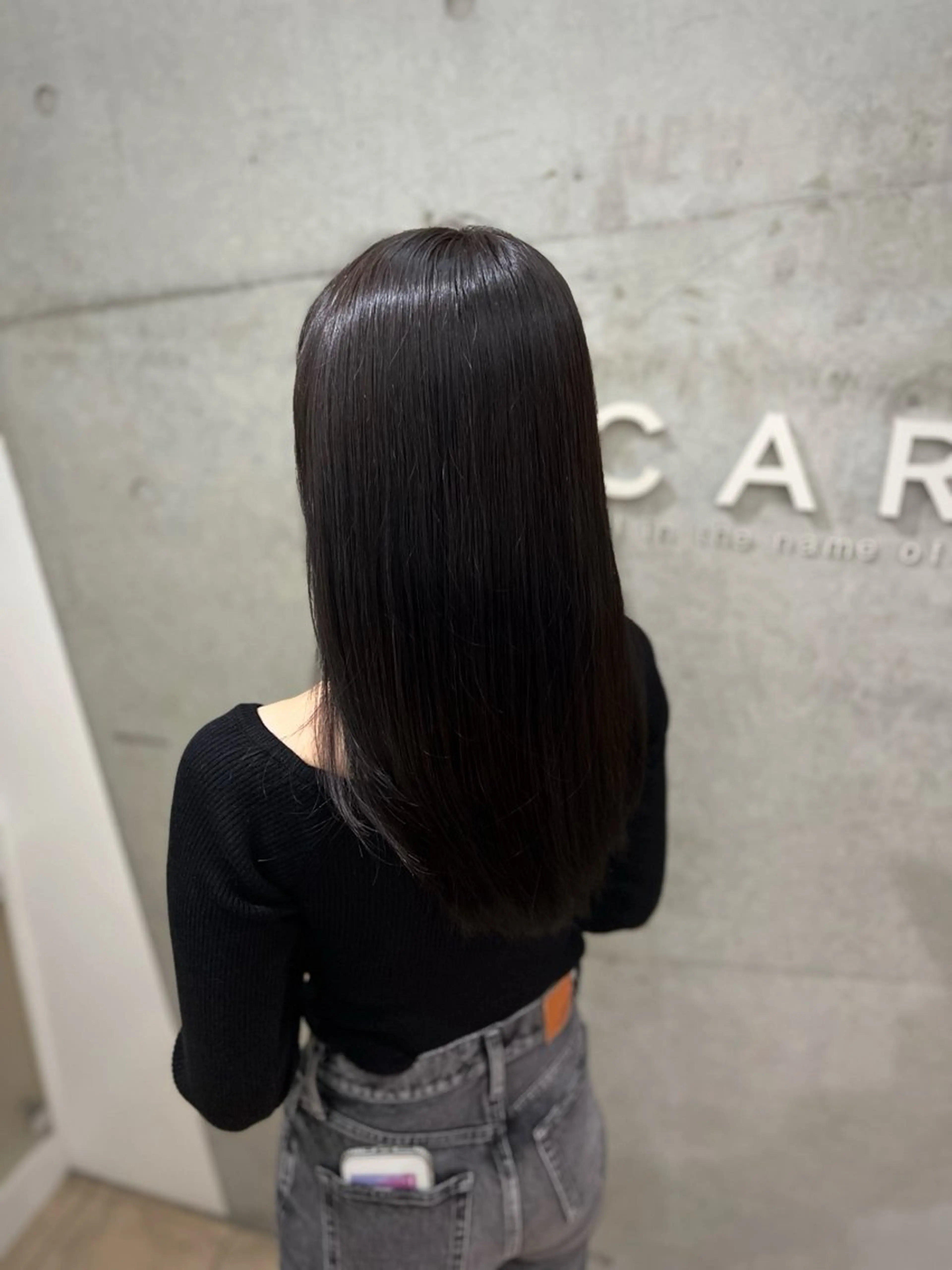 カラー オリーブグレー 梅田 ダブルカラー 大畑 蒼空のヘアスタイル