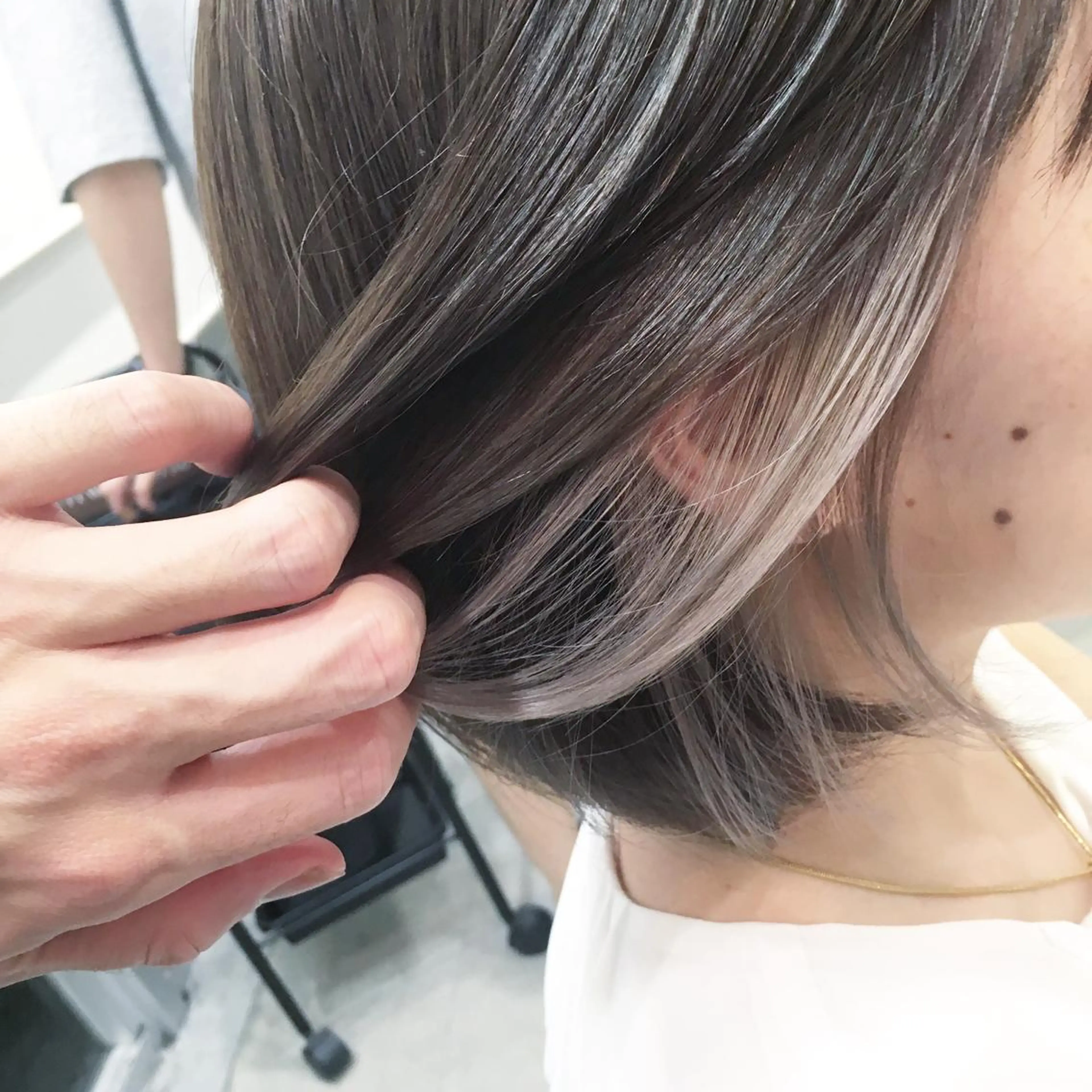 ショート カラー インナーカラー ヘアカラー トリートメント LITTY所属・レイヤー/髪質改善 /山永圭介のヘアスタイル