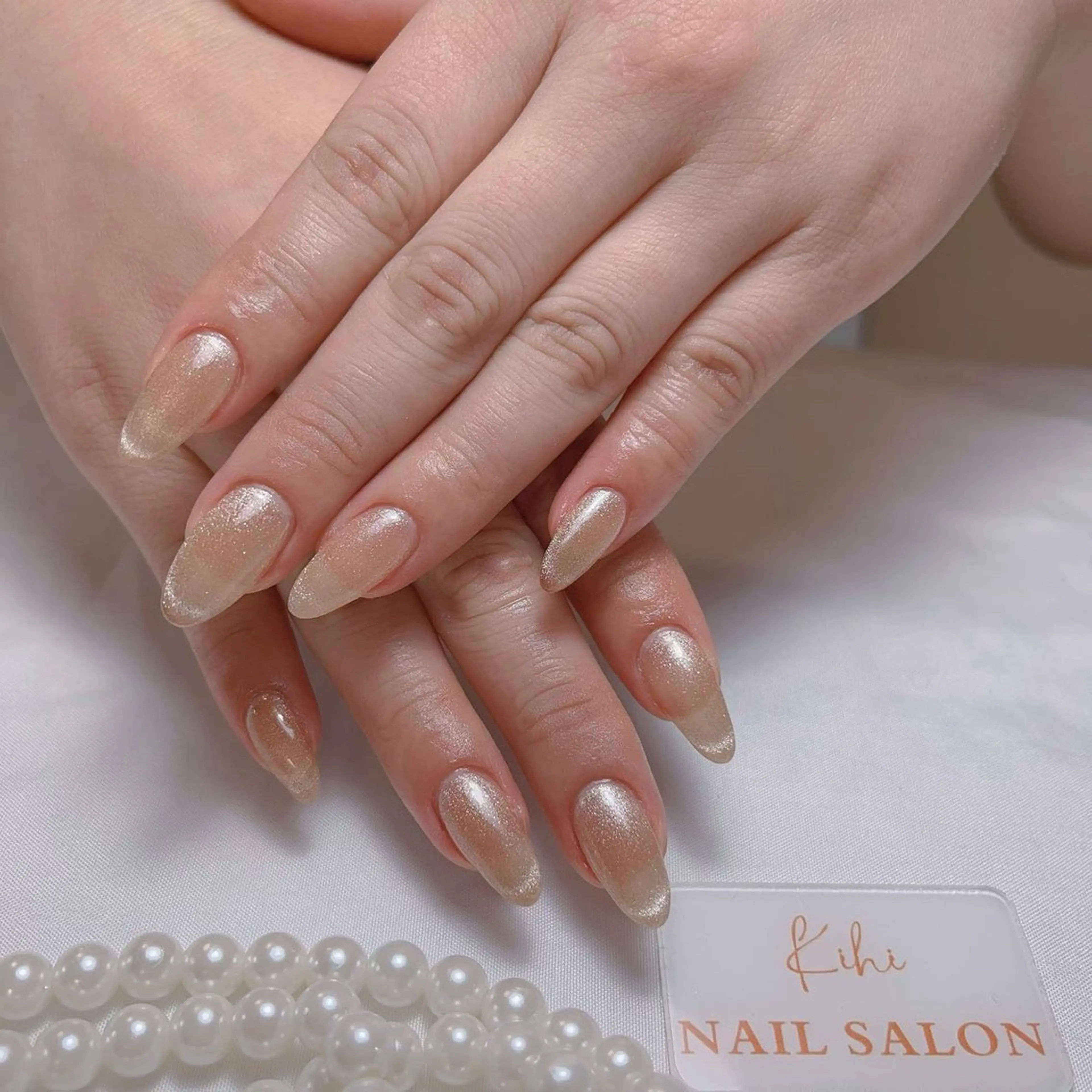 ネイル アートネイル フレンチネイル ジェルネイル グラデーション 韓国ネイル ハンドネイル 💕鈴木ユリ パラジェル/オフ無料のネイルデザイン