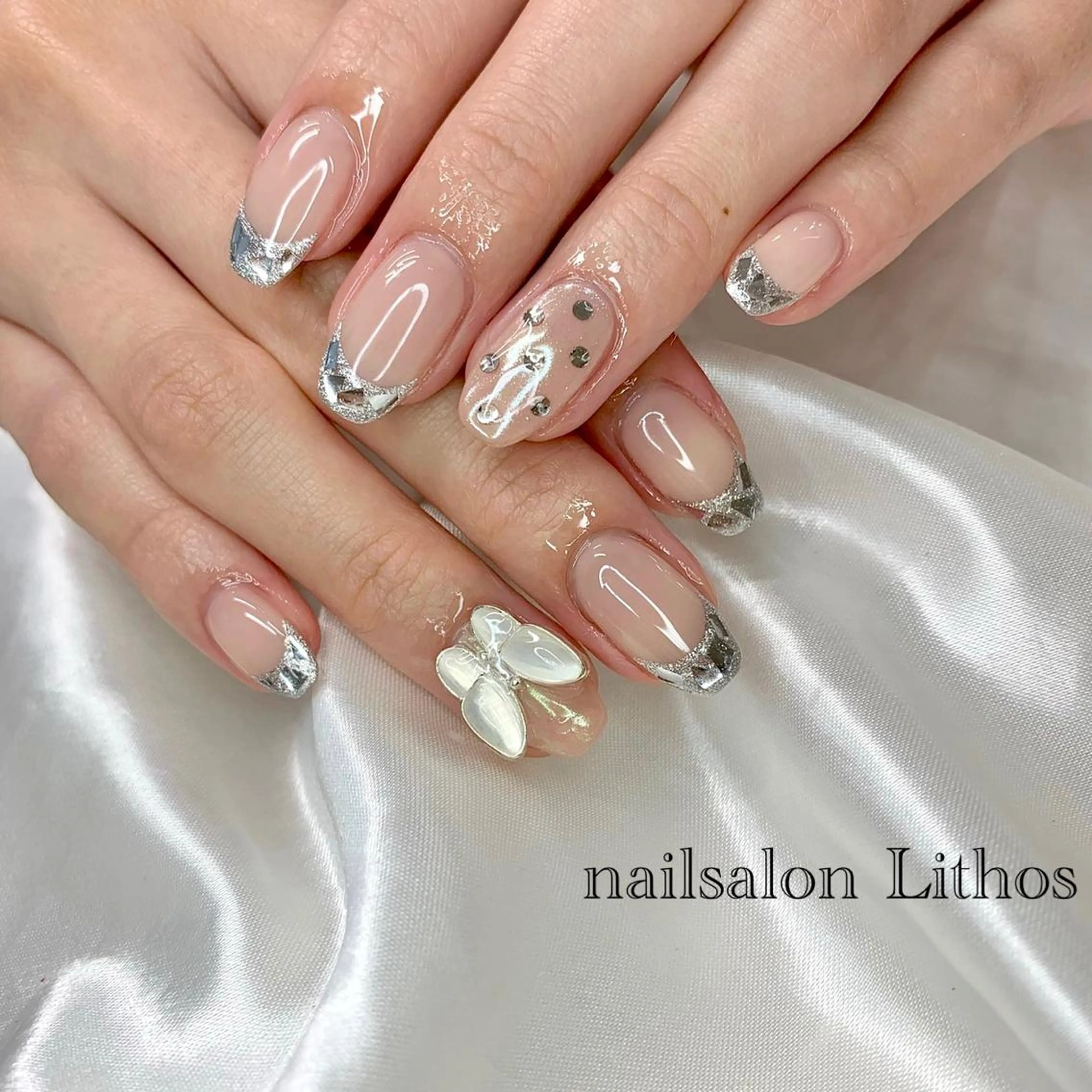 ネイル 韓国ネイル ハンドネイル nailsalon Lithos所属・nailsalon Recontreのネイルデザイン